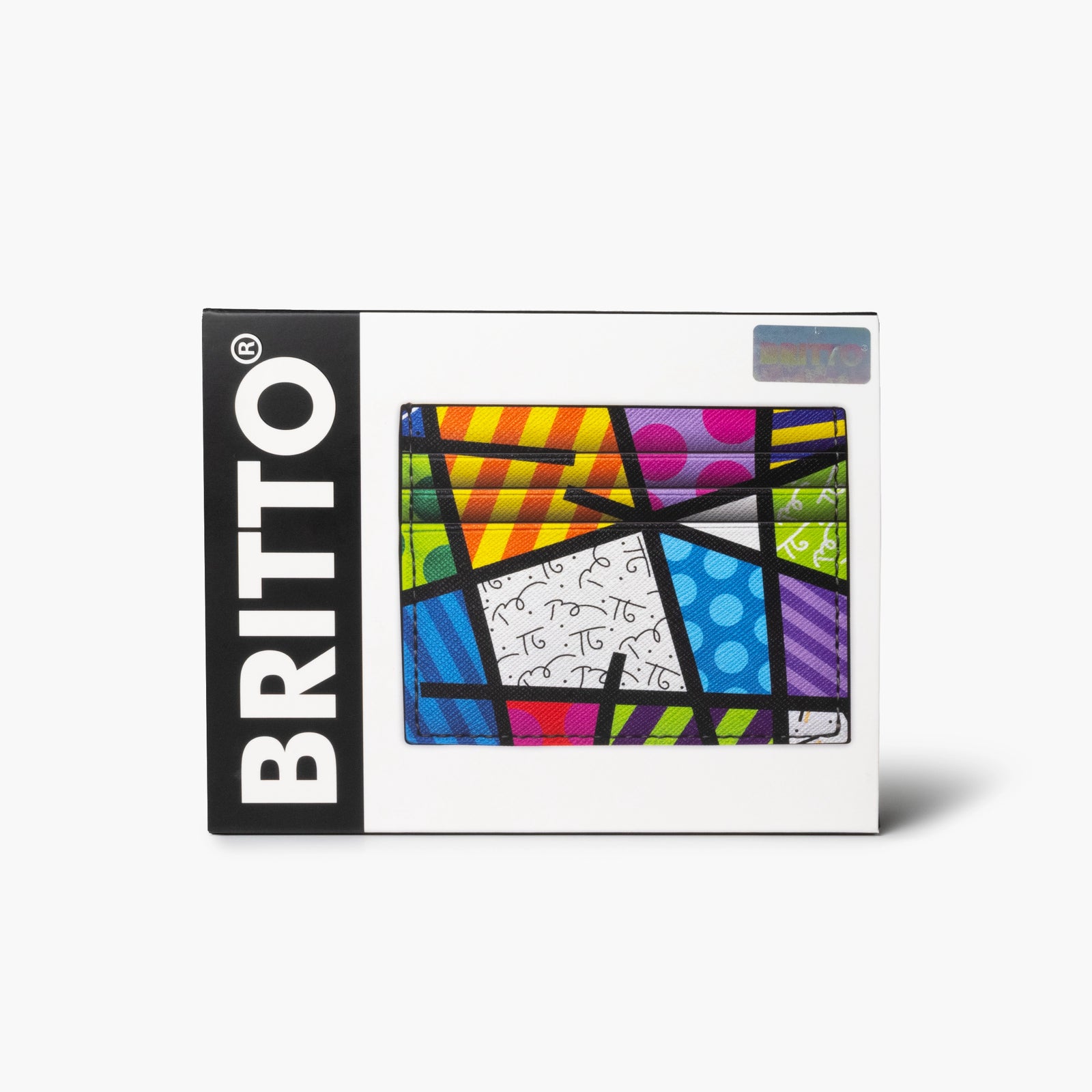 Colorful Landscape Britto Eco Leather Card Holder