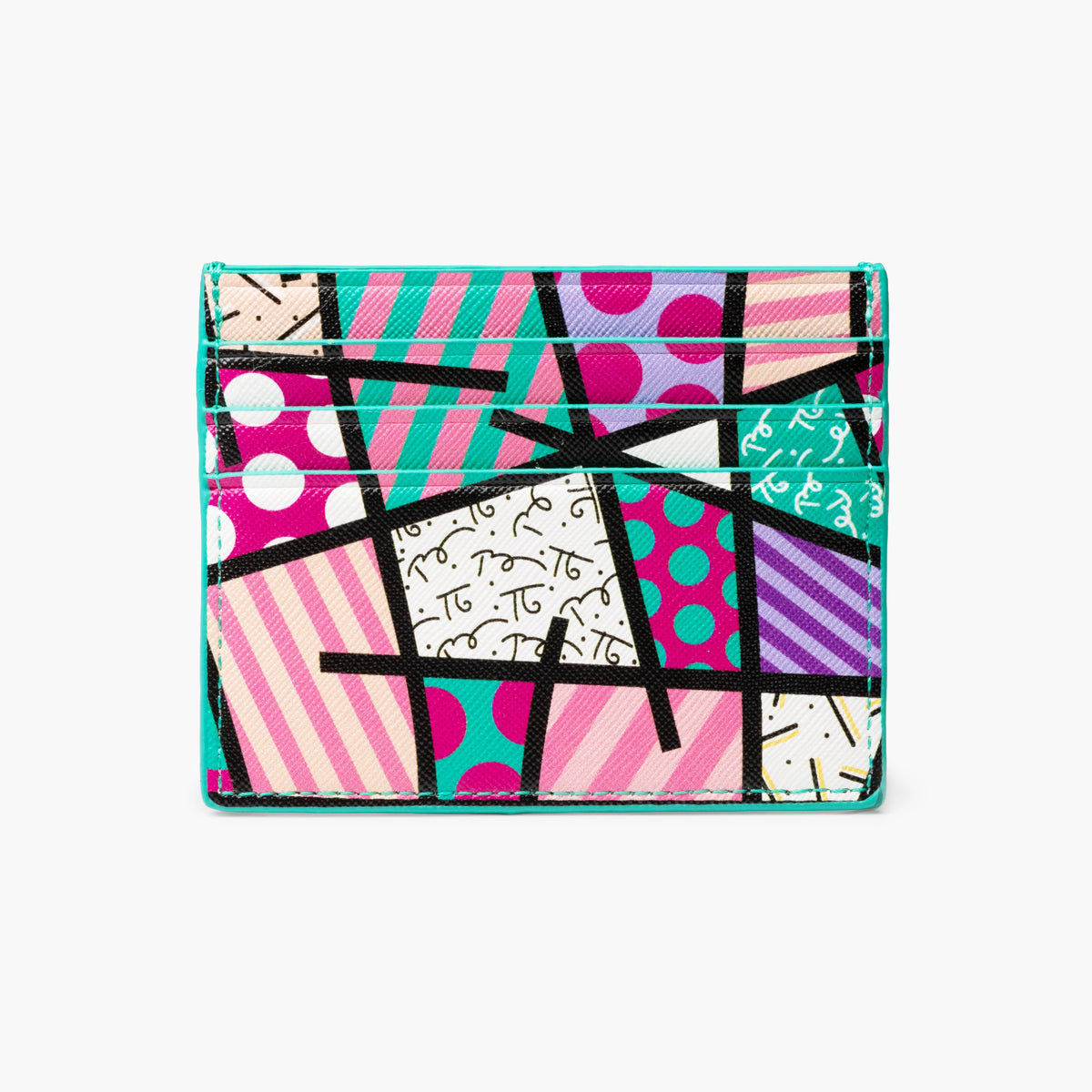 Pink Landscape Britto Eco Leather Card Holder