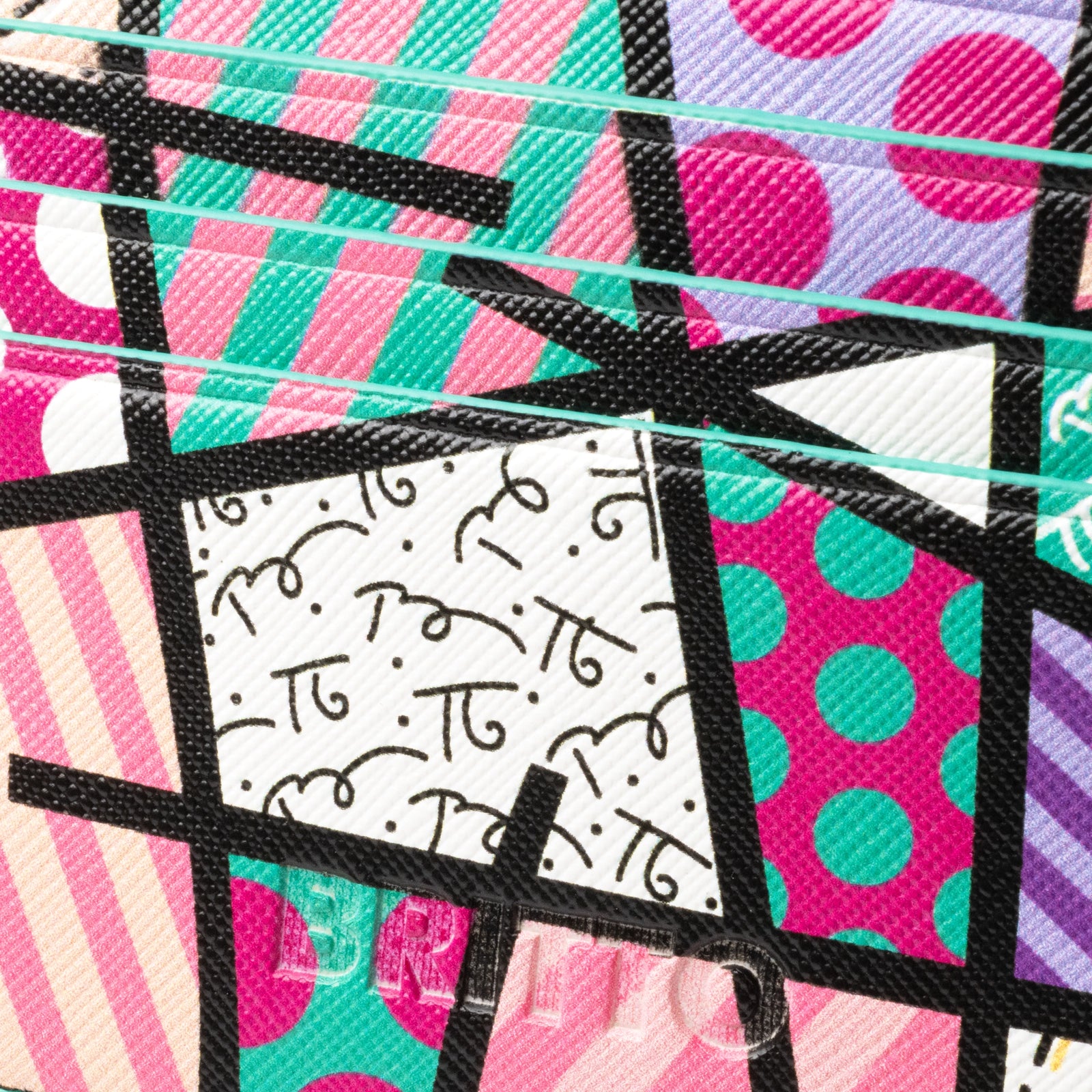 Pink Landscape Britto Eco Leather Card Holder