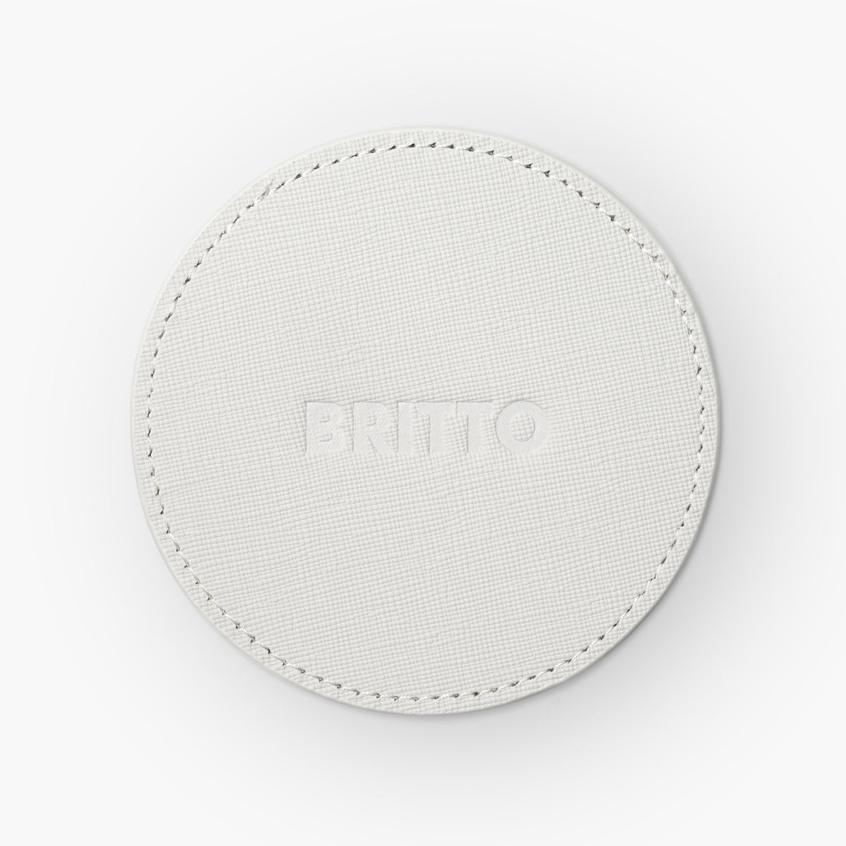 Baby Blue Landscape Britto Round Coasters