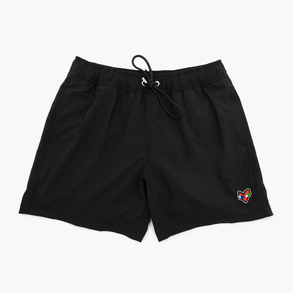 Crazy Love by Britto Men's Black Shorts