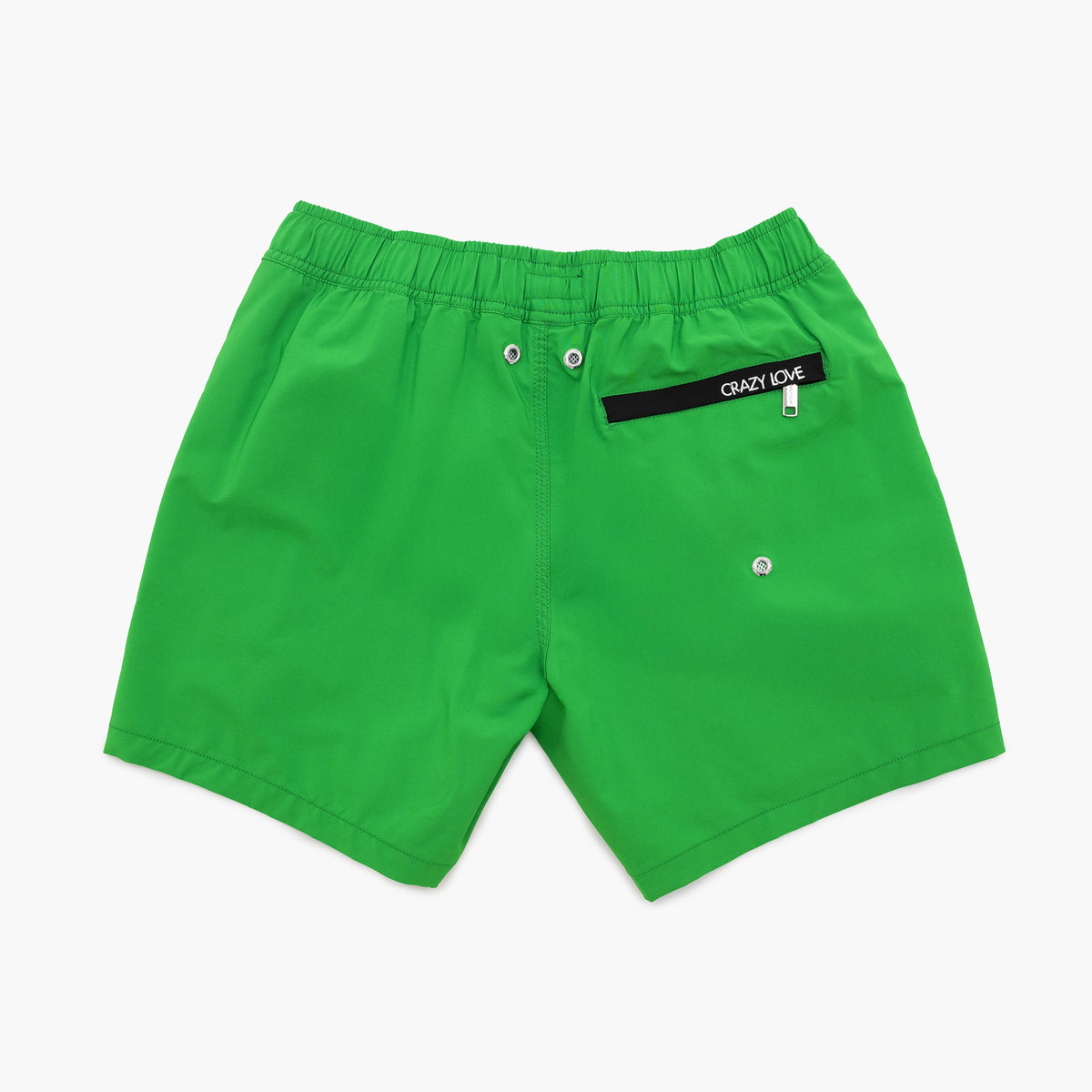Crazy Love by Britto Men's Green Shorts