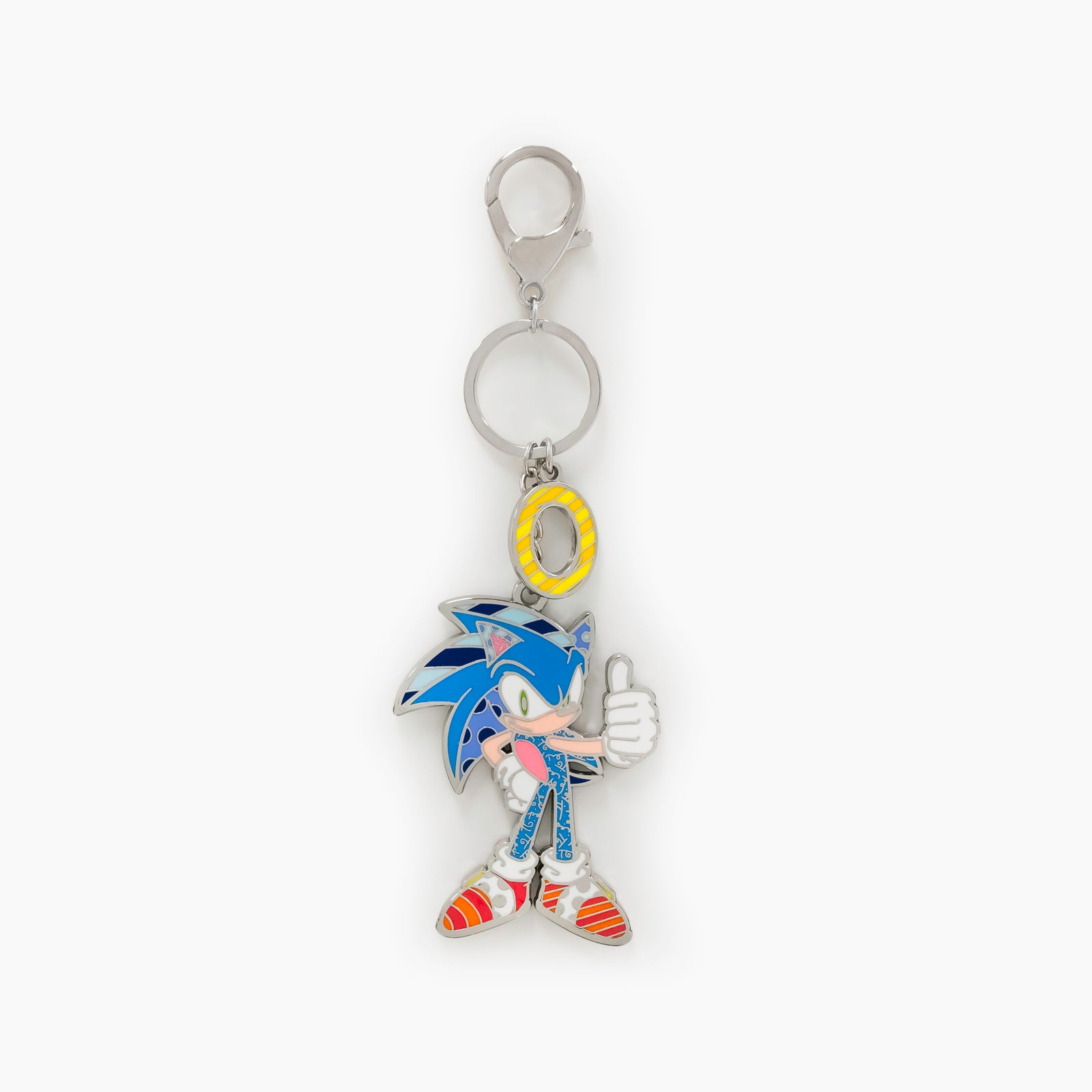 Romero Britto sonic sega by britto keychain  colorful pop art design