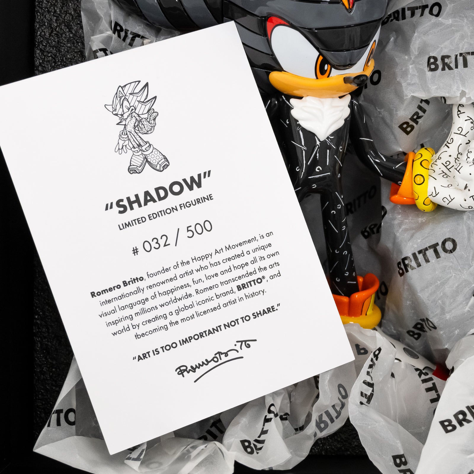 Shadow - Sega By Britto - Limited Edition Figurine