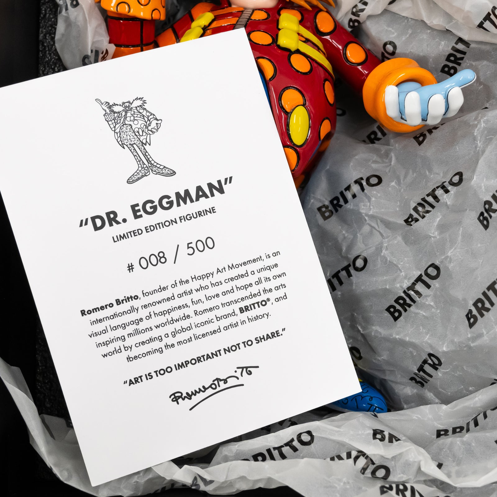 Dr. Eggman - Sega By Britto - Limited Edition Figurine