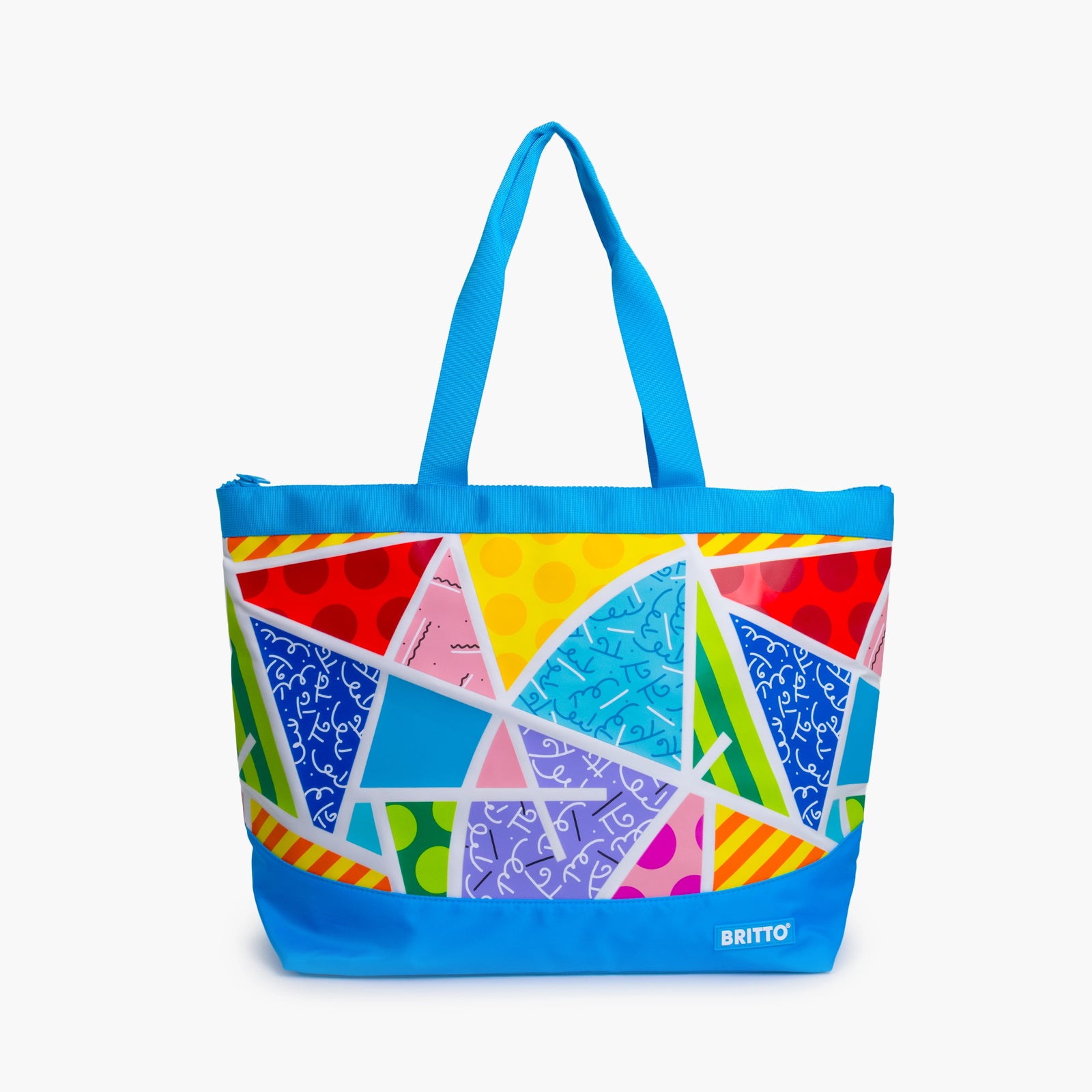 Baby Blue Landscape Britto Tote Bag