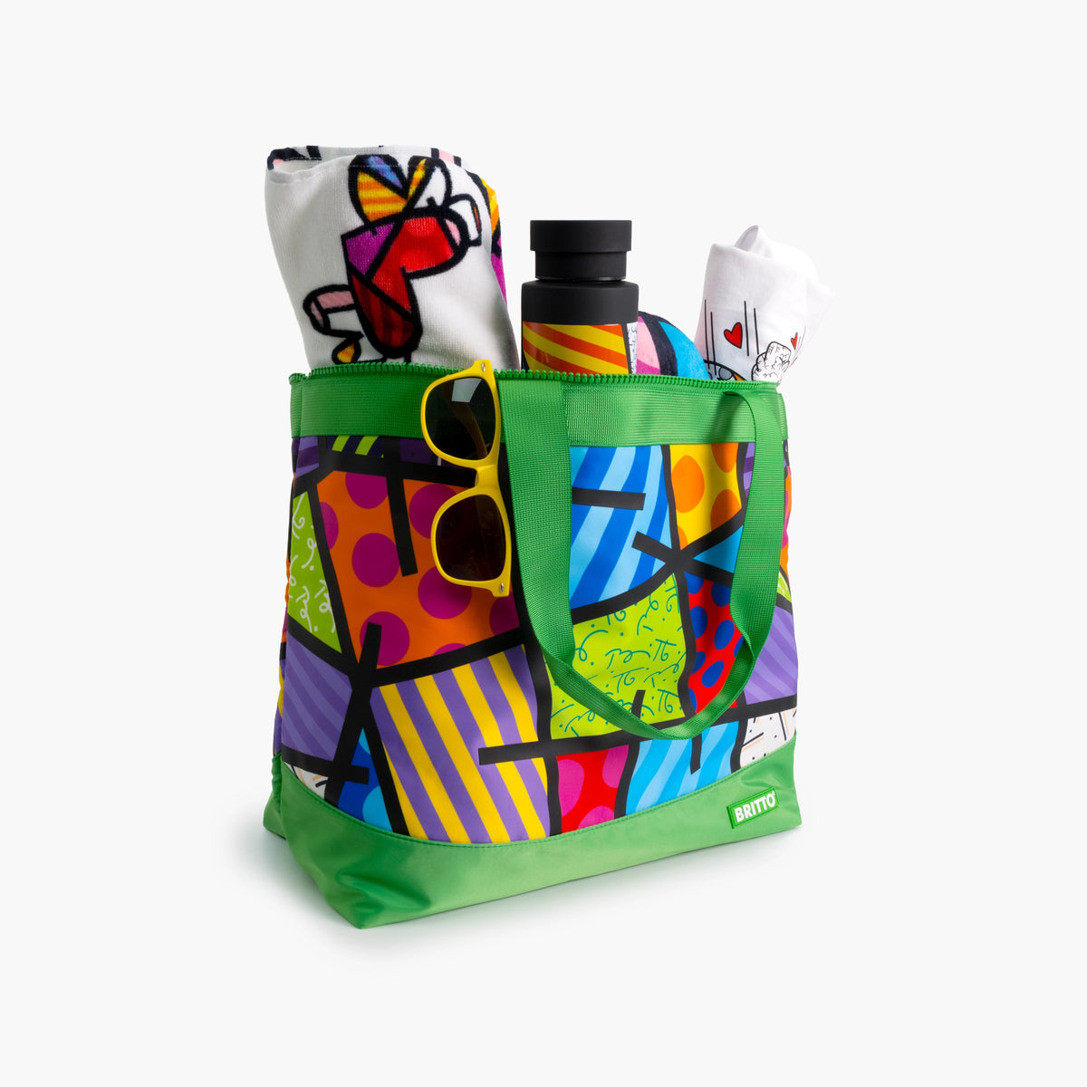 Green Landscape Britto Tote Bag