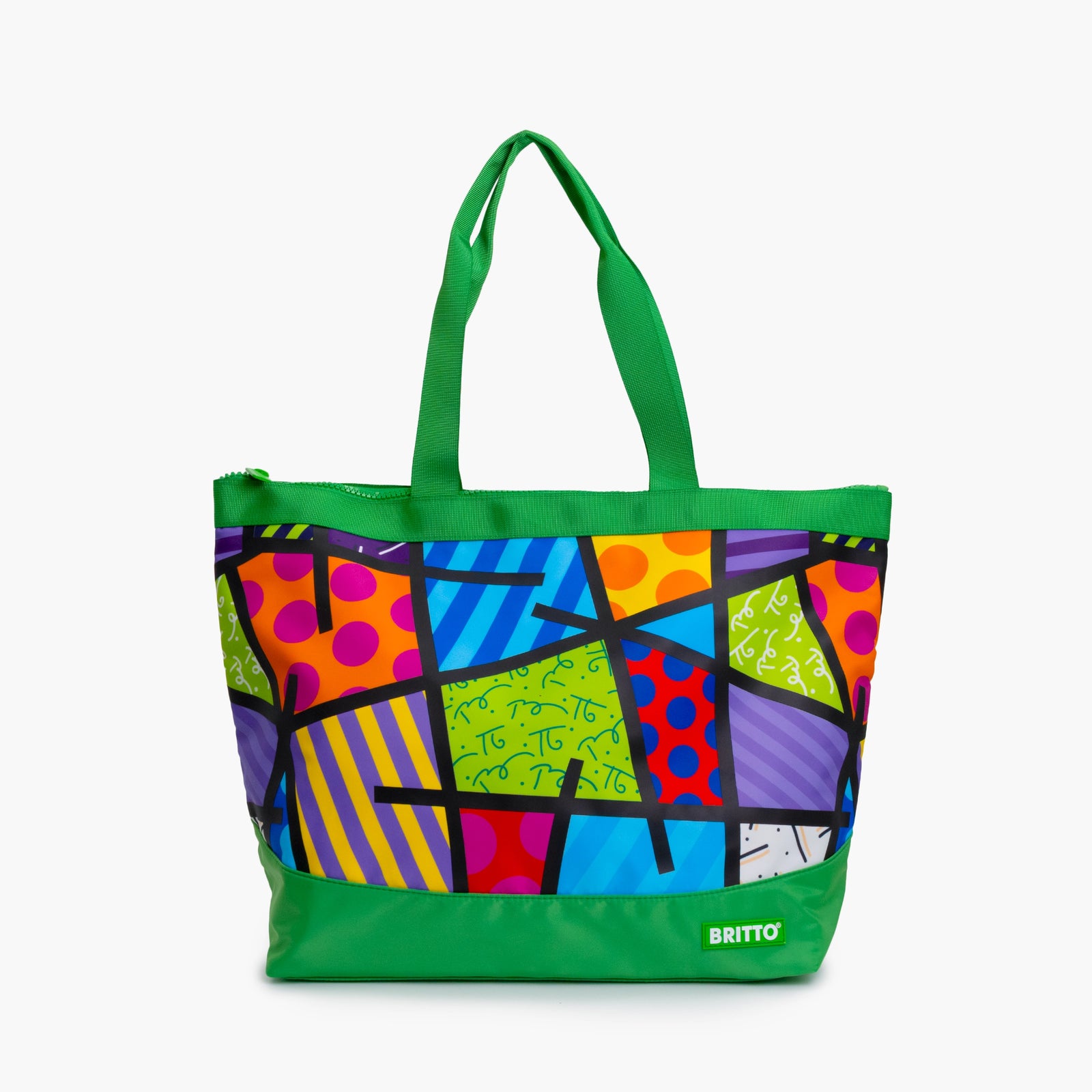 Green Landscape Britto Tote Bag