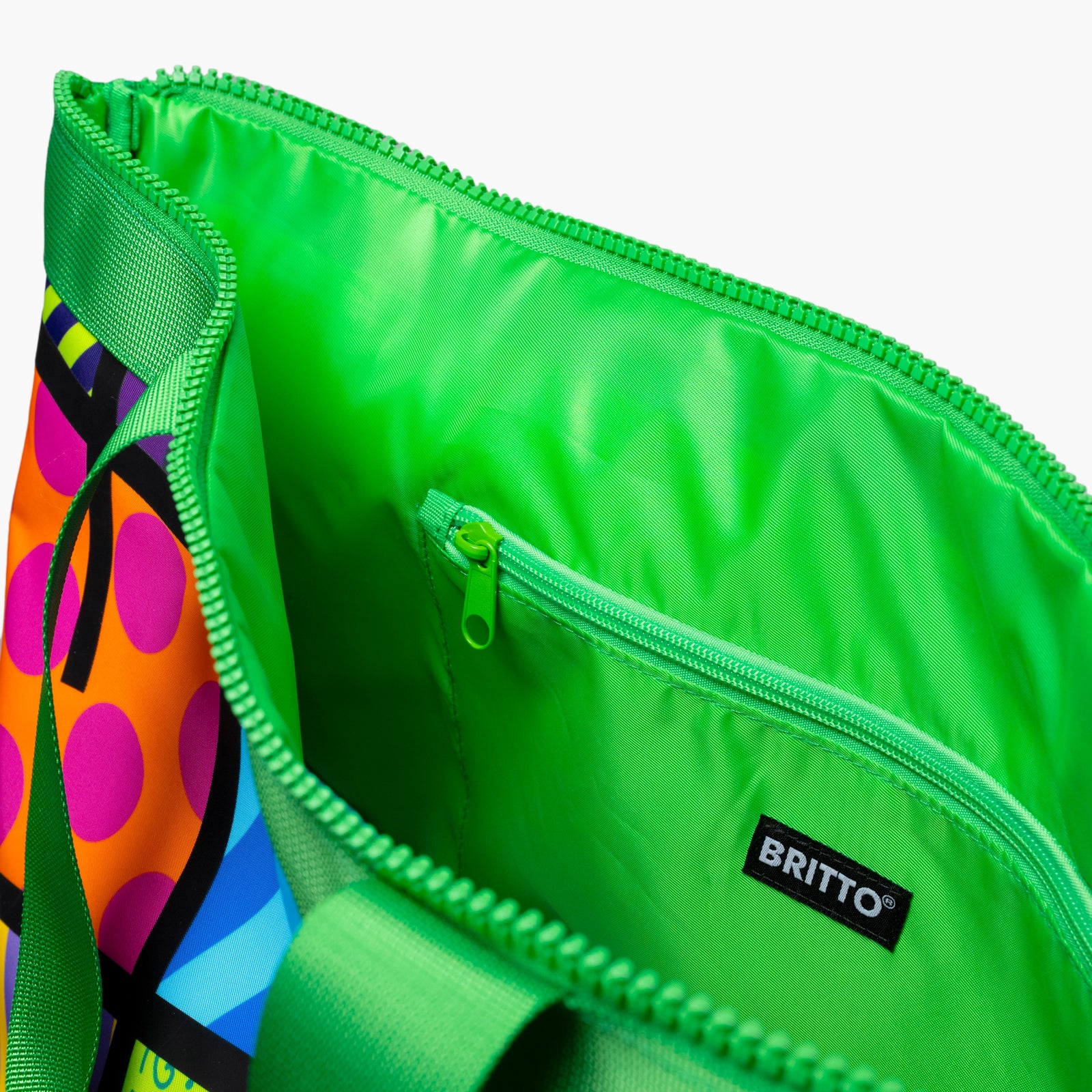 Green Landscape Britto Tote Bag