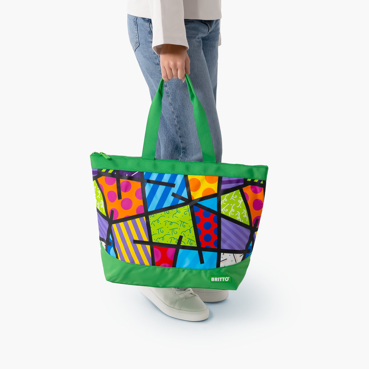 Green Landscape Britto Tote Bag