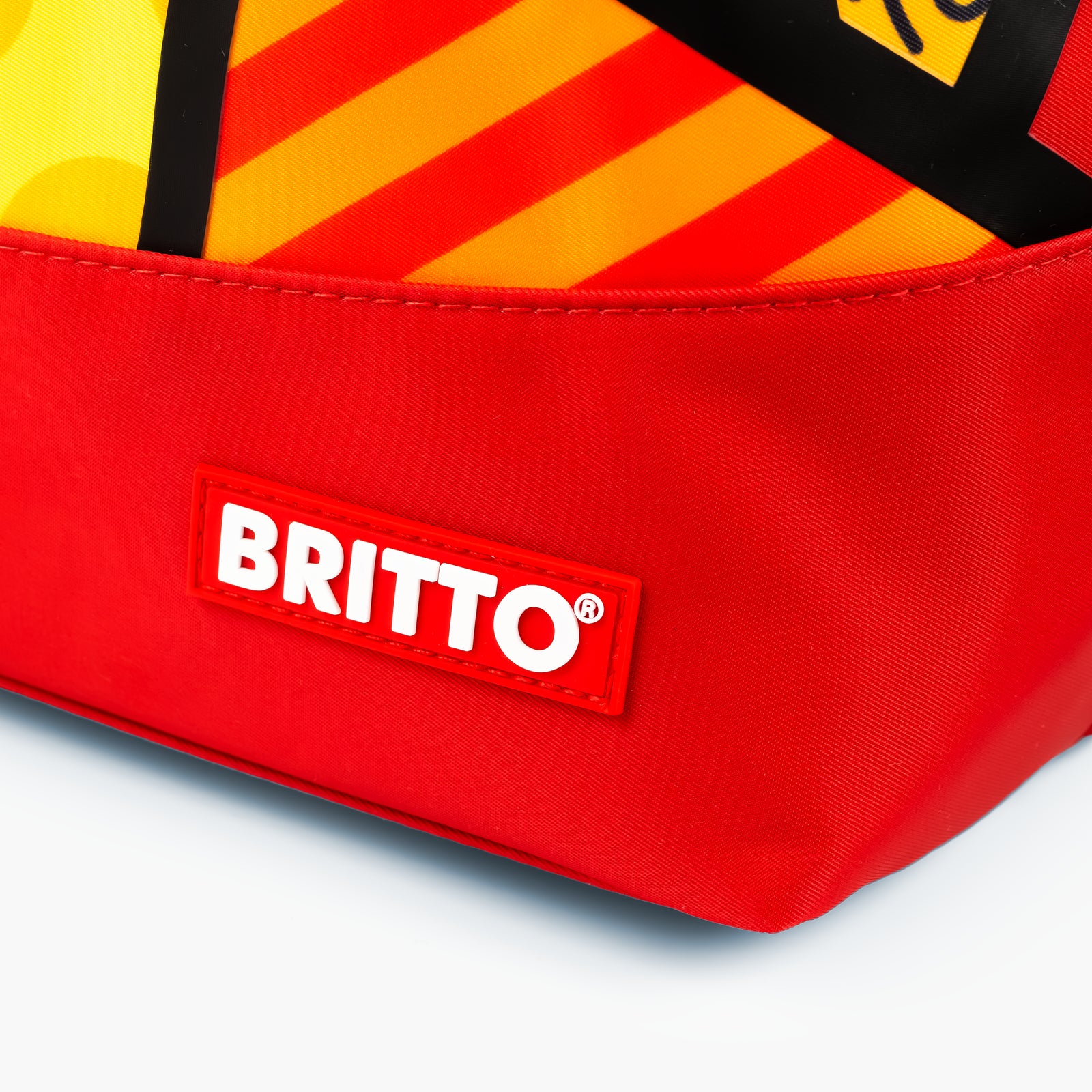 Red Landscape Britto Tote Bag