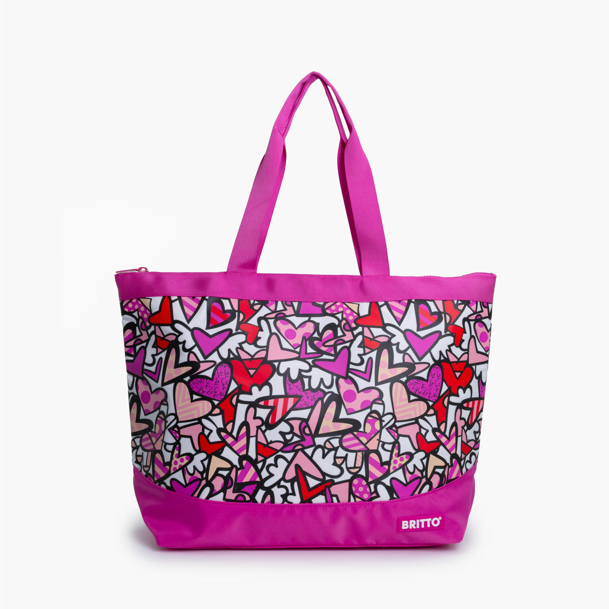 Alive Pink Britto Tote Bag