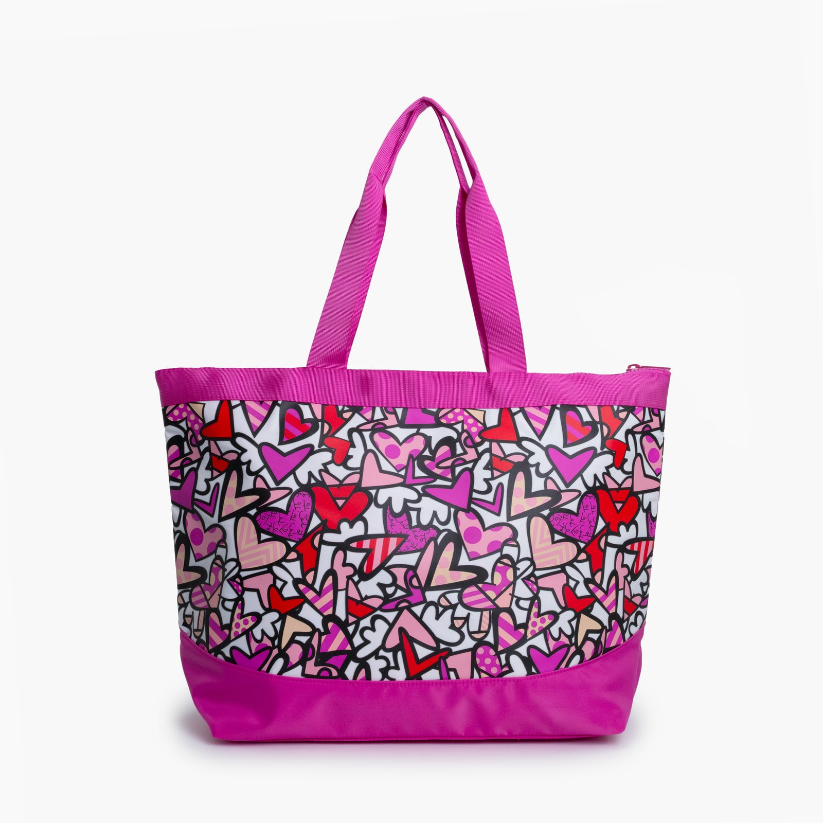 Alive Pink Britto Tote Bag