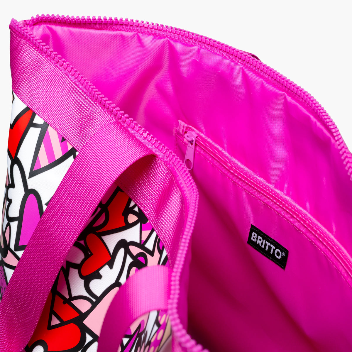 Alive Pink Britto Tote Bag