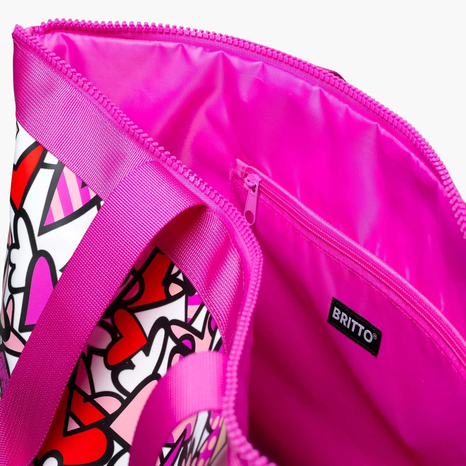 Alive Pink Britto Tote Bag