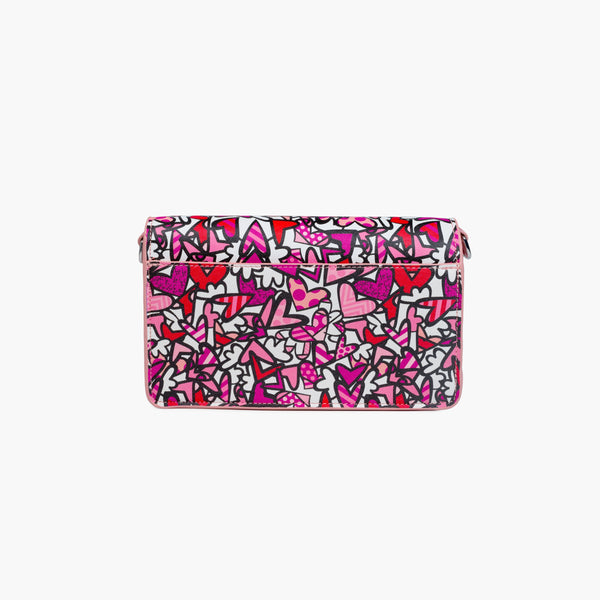 Alive Britto Eco Leather Crossbody Clutch