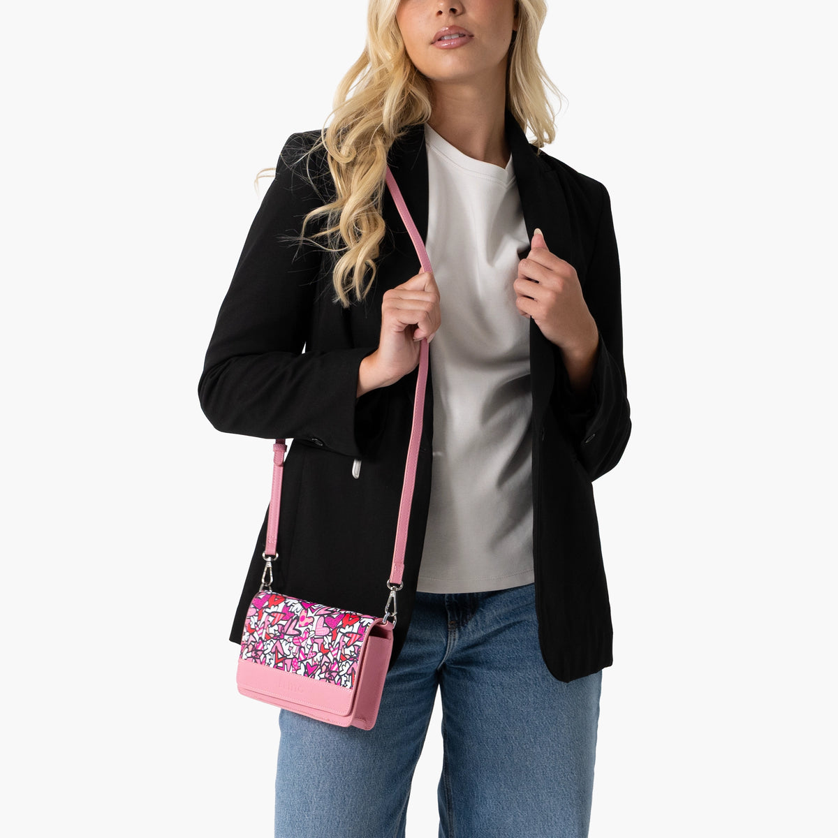 Alive Britto Eco Leather Crossbody Clutch