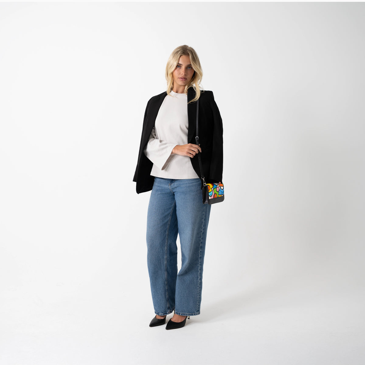 Botanical Garden Britto Eco Leather Crossbody Clutch