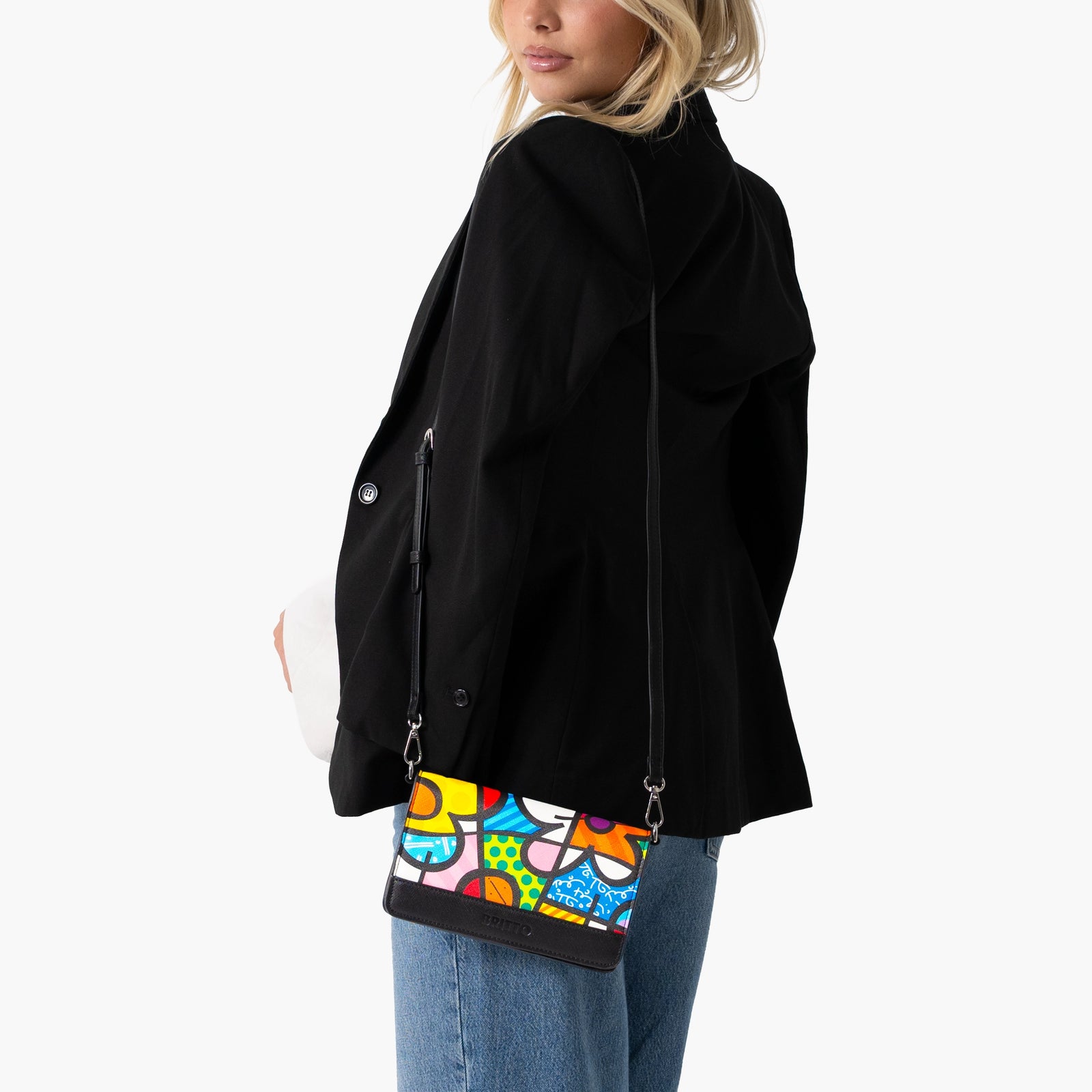 Botanical Garden Britto Eco Leather Crossbody Clutch