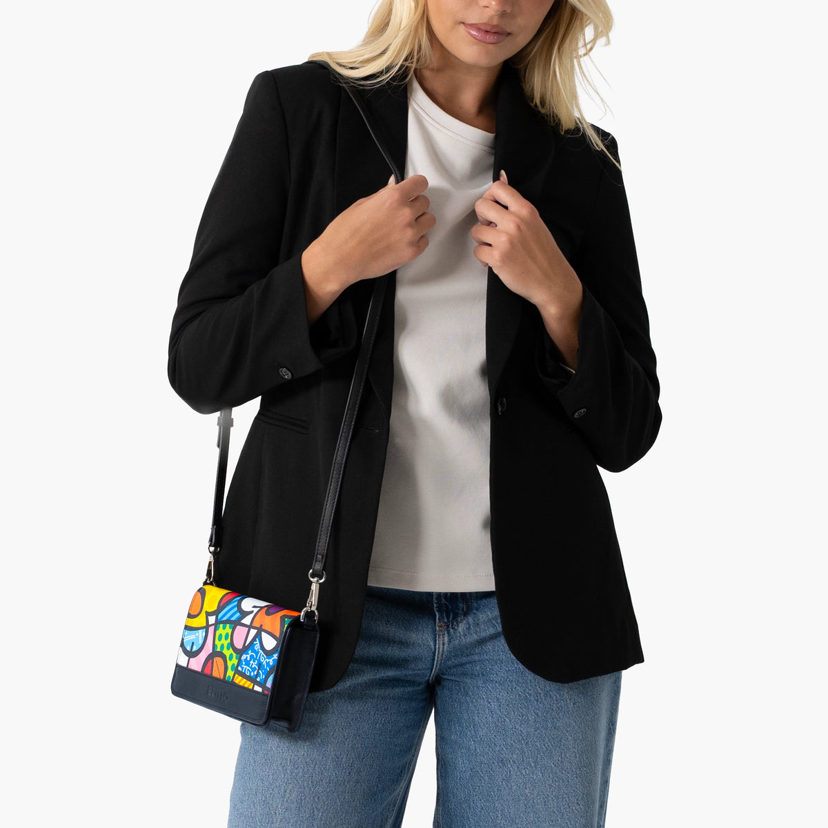 Botanical Garden Britto Eco Leather Crossbody Clutch