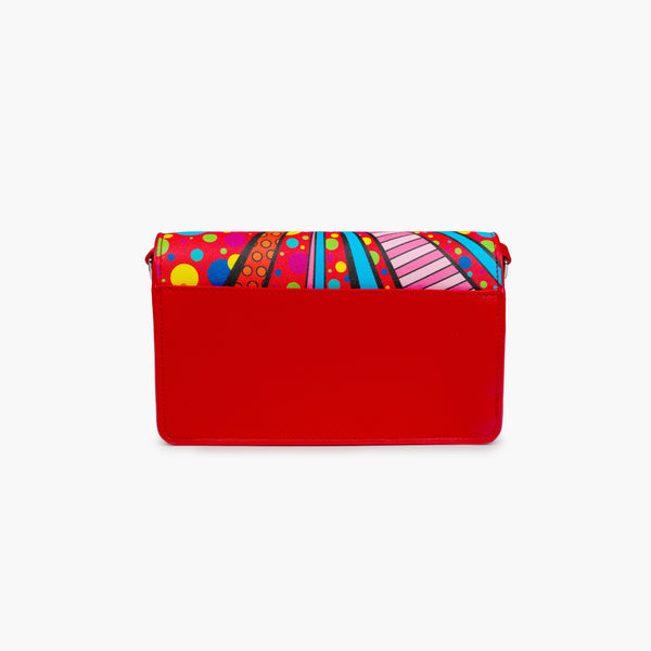Love Burst Britto Eco Leather Crossbody Clutch