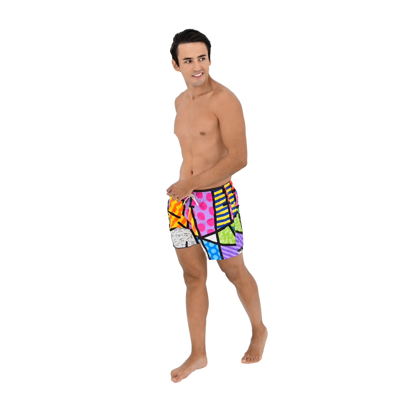 Limited Edition - BRITTO®  Shorts - COLORFUL LANDSCAPE - MEN