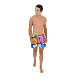 Limited Edition - BRITTO®  Shorts - COLORFUL LANDSCAPE - MEN