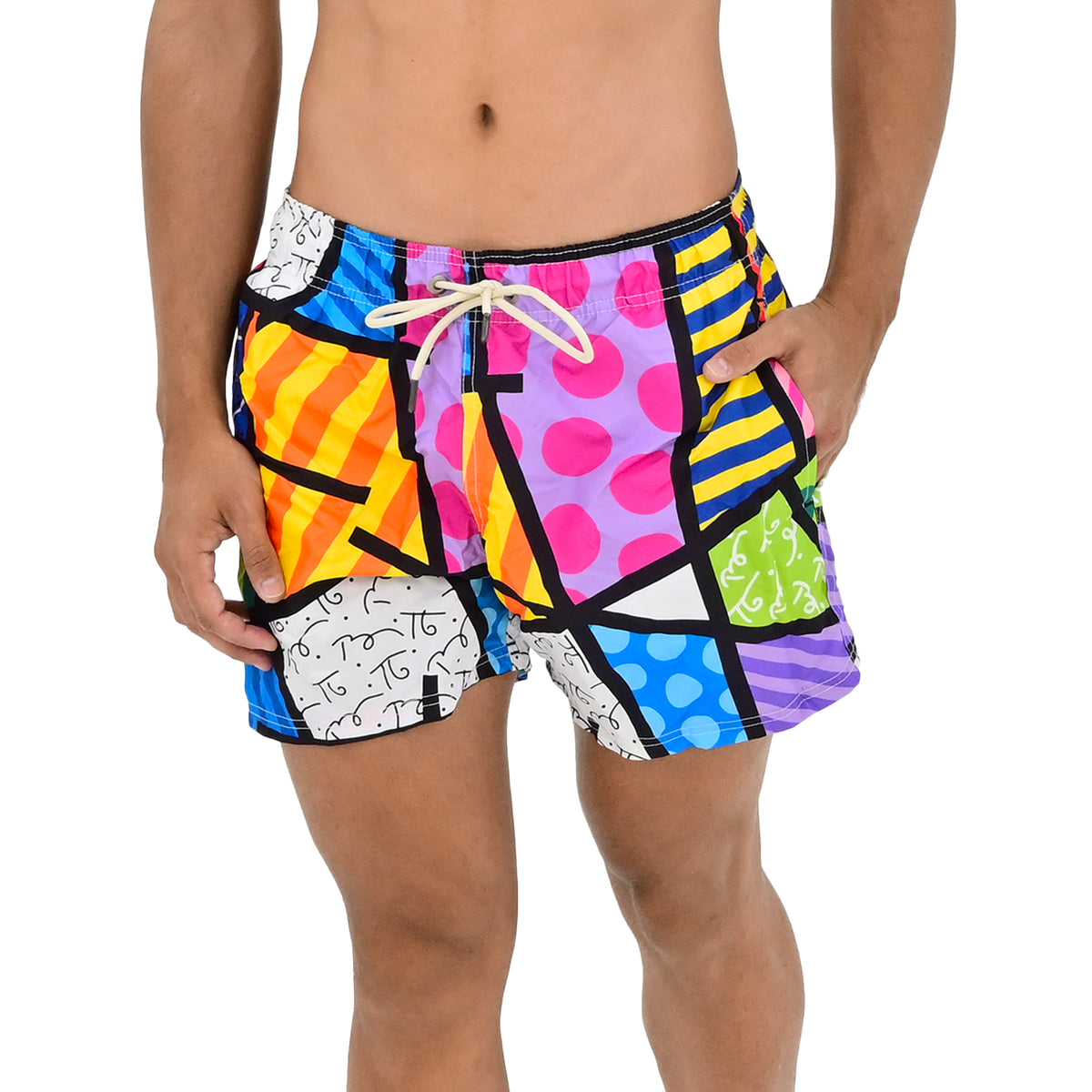 Limited Edition - BRITTO®  Shorts - COLORFUL LANDSCAPE - MEN