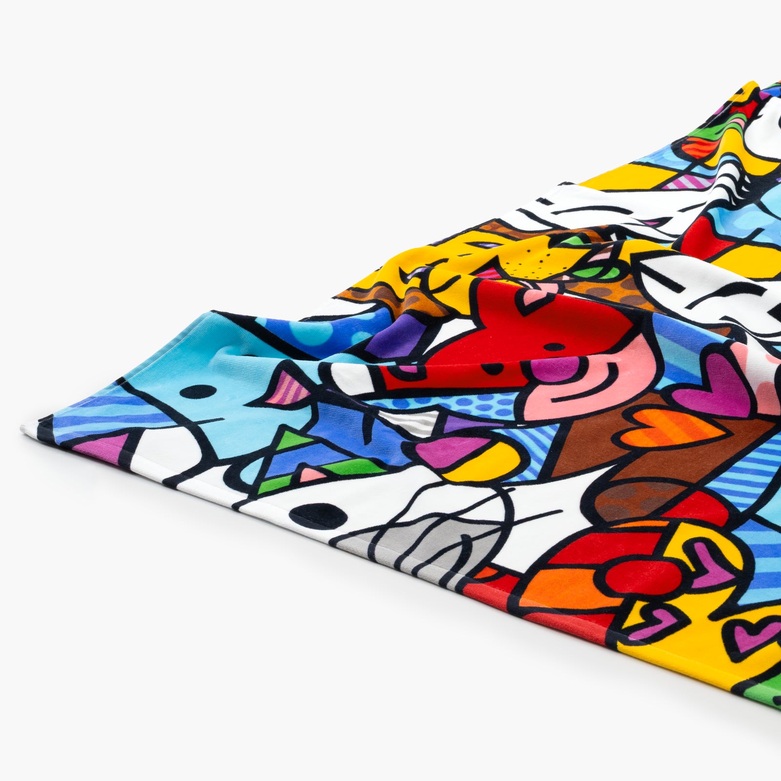 Best Friends Britto XL Luxury Beach Towel
