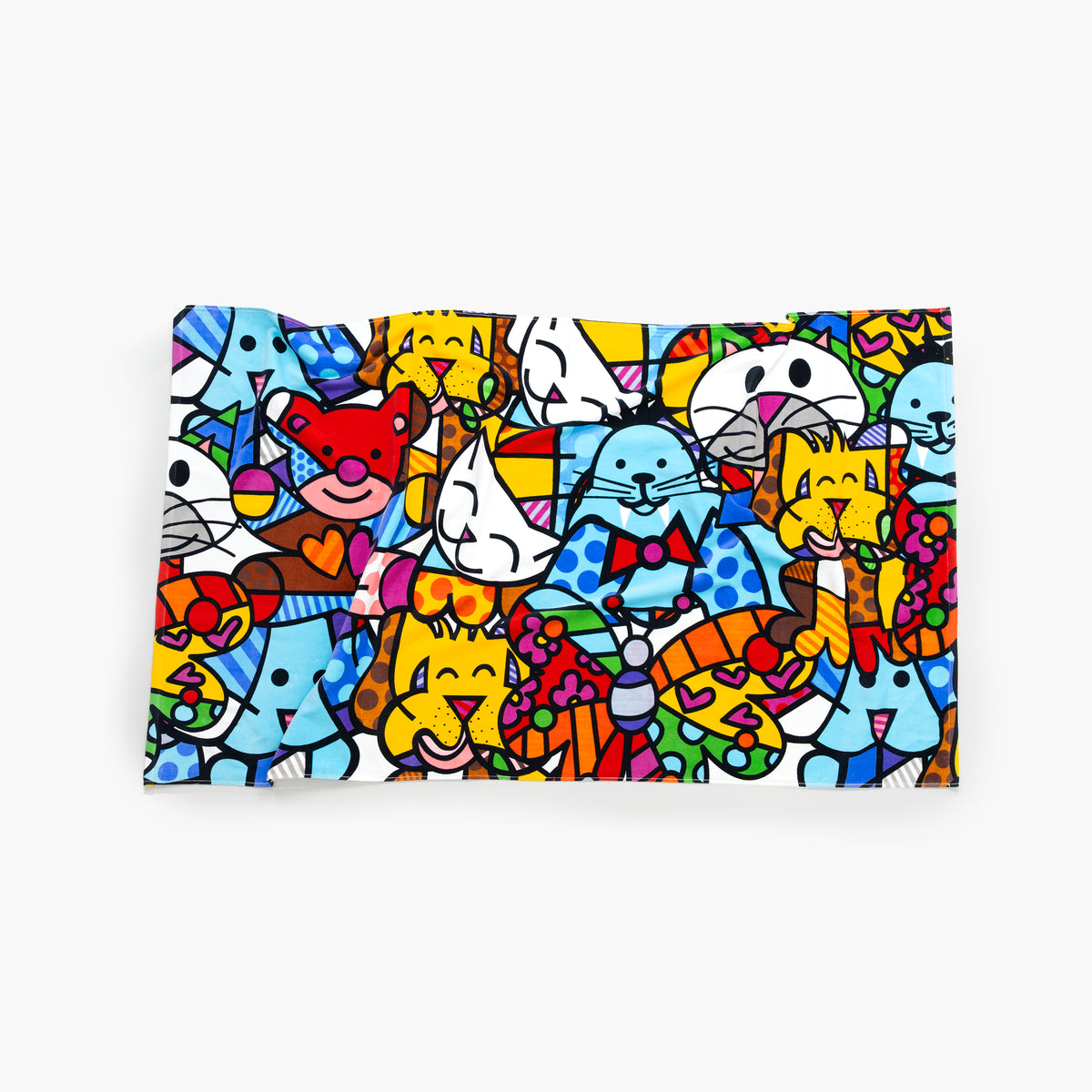 Best Friends Britto XL Luxury Beach Towel