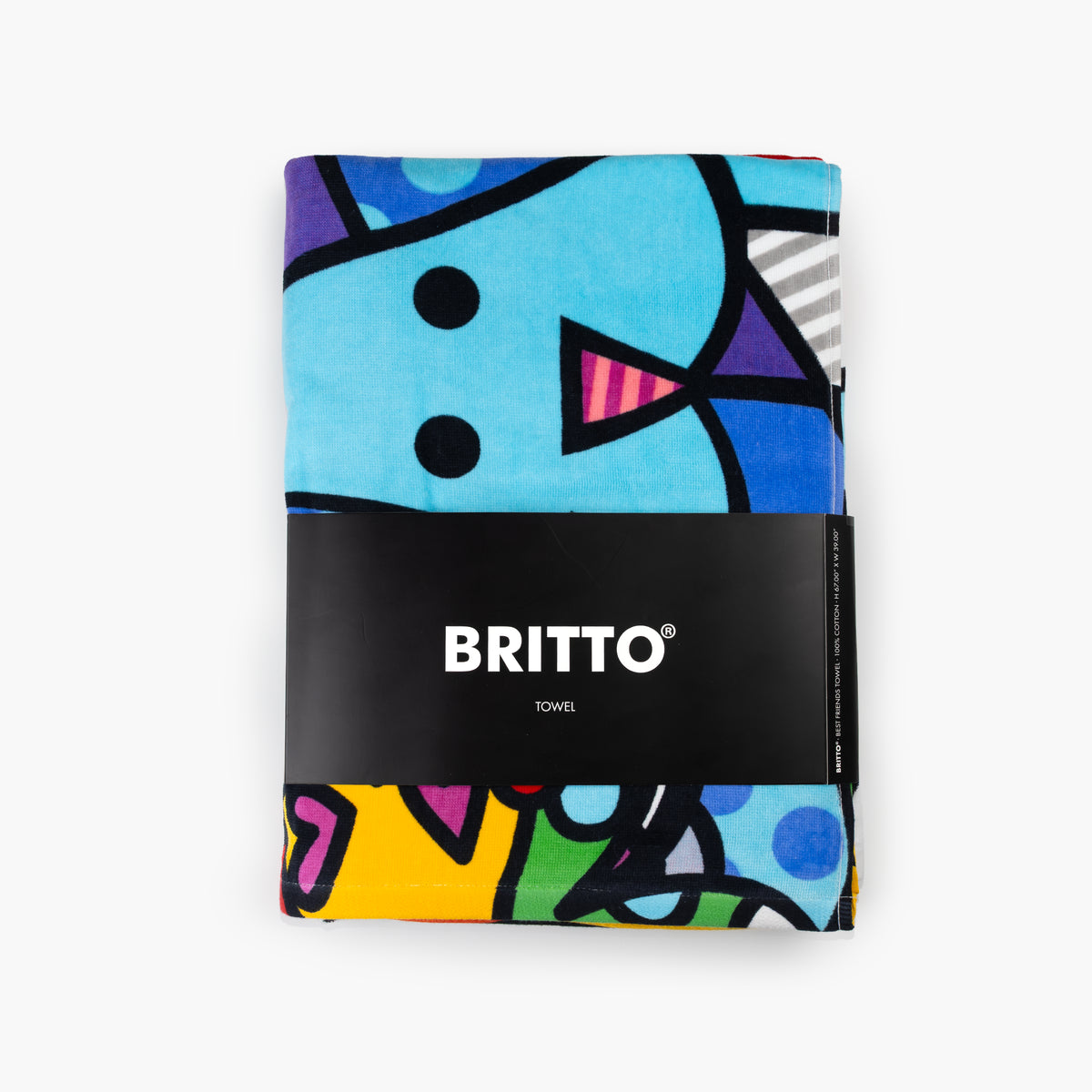 Best Friends Britto XL Luxury Beach Towel