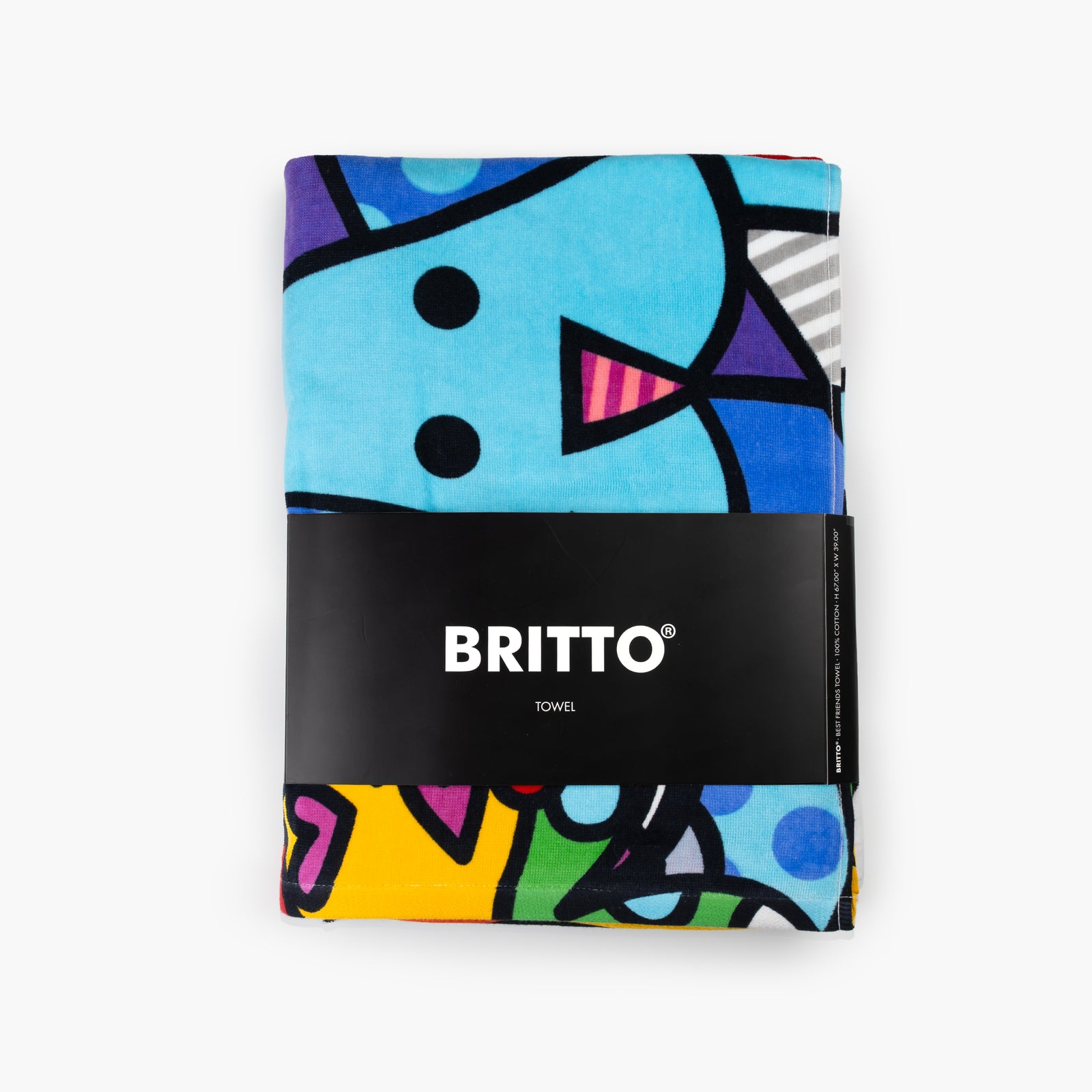 Best Friends Britto XL Luxury Beach Towel