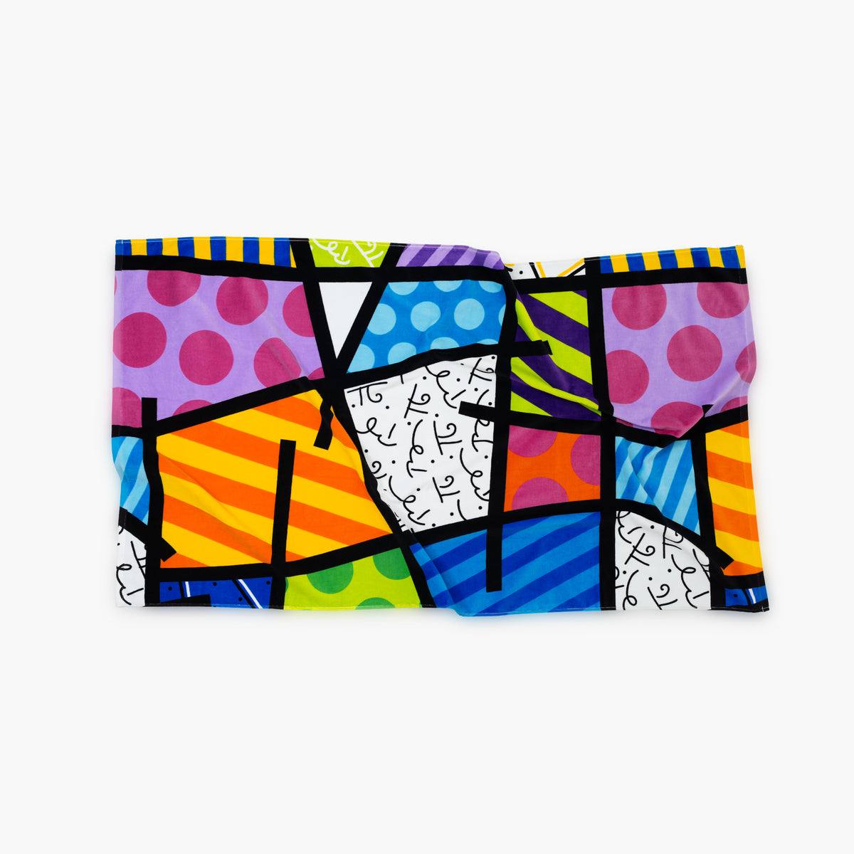 Colorful Landscape Britto XL Luxury Beach Towel