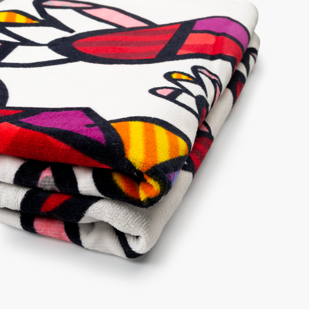 Flying Hearts Britto XL Luxury Beach Towel