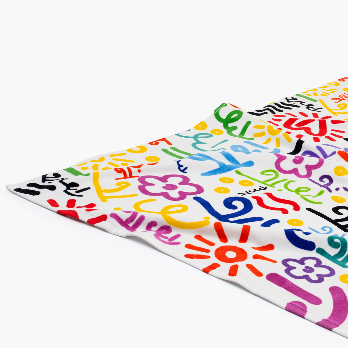 Graffiti Color Britto XL Luxury Beach Towel