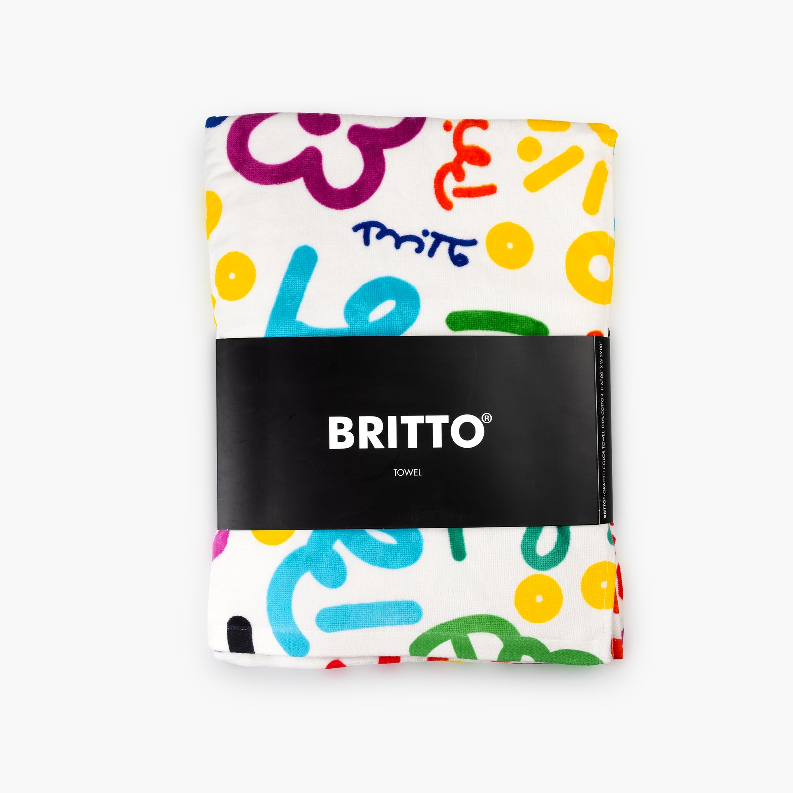 Graffiti Color Britto XL Luxury Beach Towel