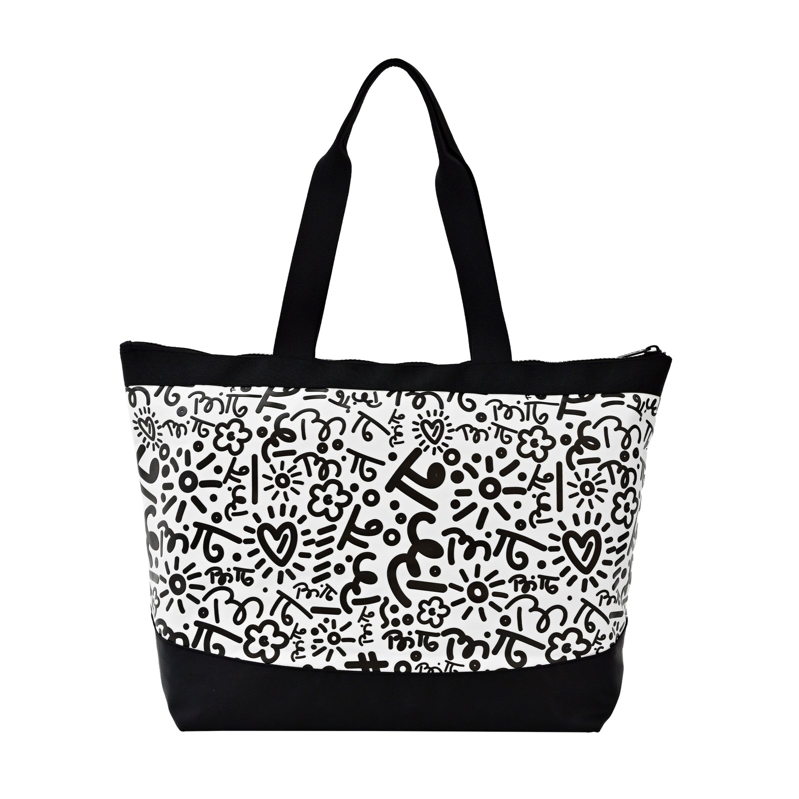 Graffiti Black Britto Tote Bag