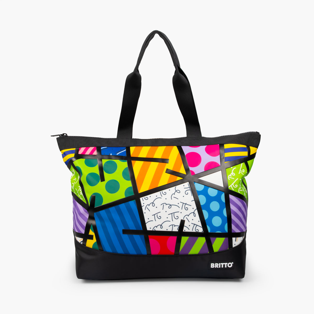 Colorful Landscape Britto Tote Bag