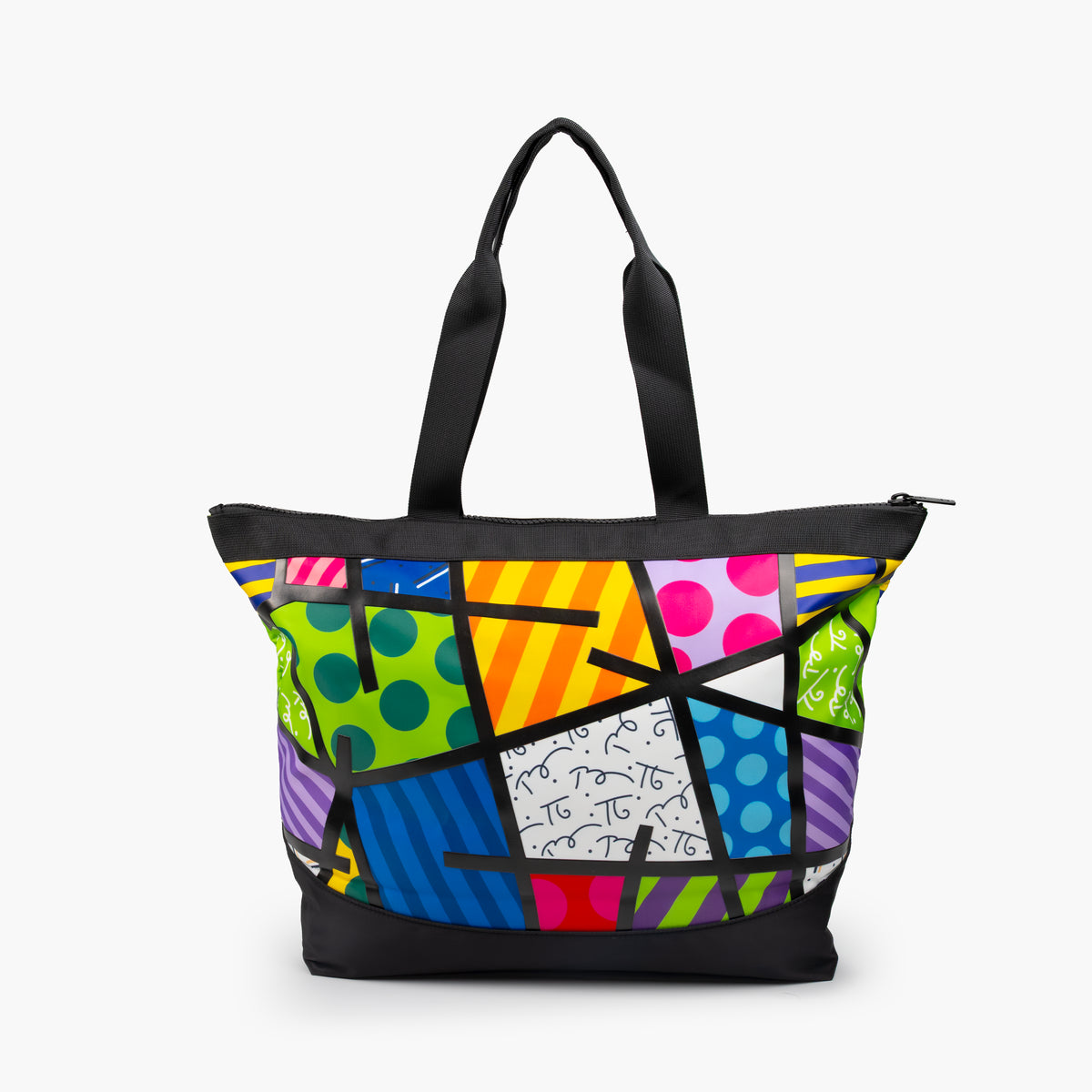 Colorful Landscape Britto Tote Bag