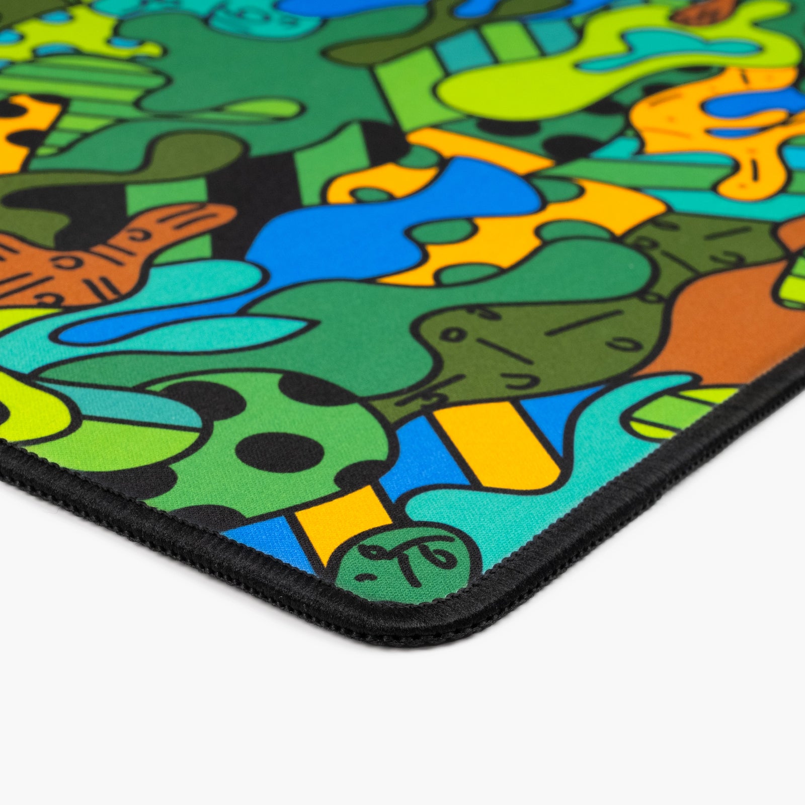Green Camouflage Britto Mouse Pad
