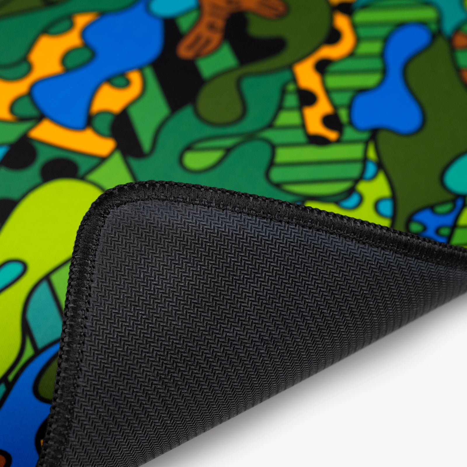 Green Camouflage Britto Mouse Pad