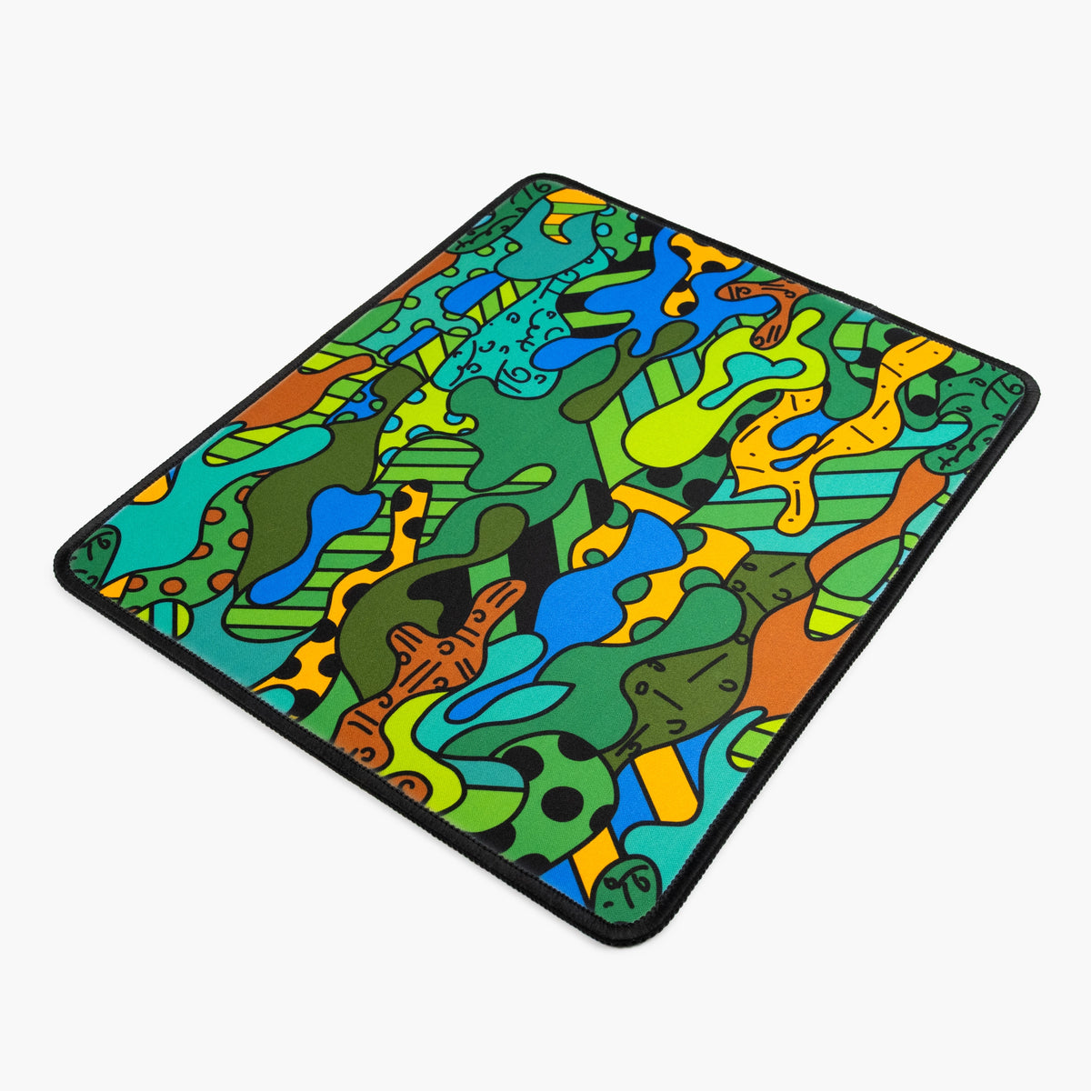 Green Camouflage Britto Mouse Pad