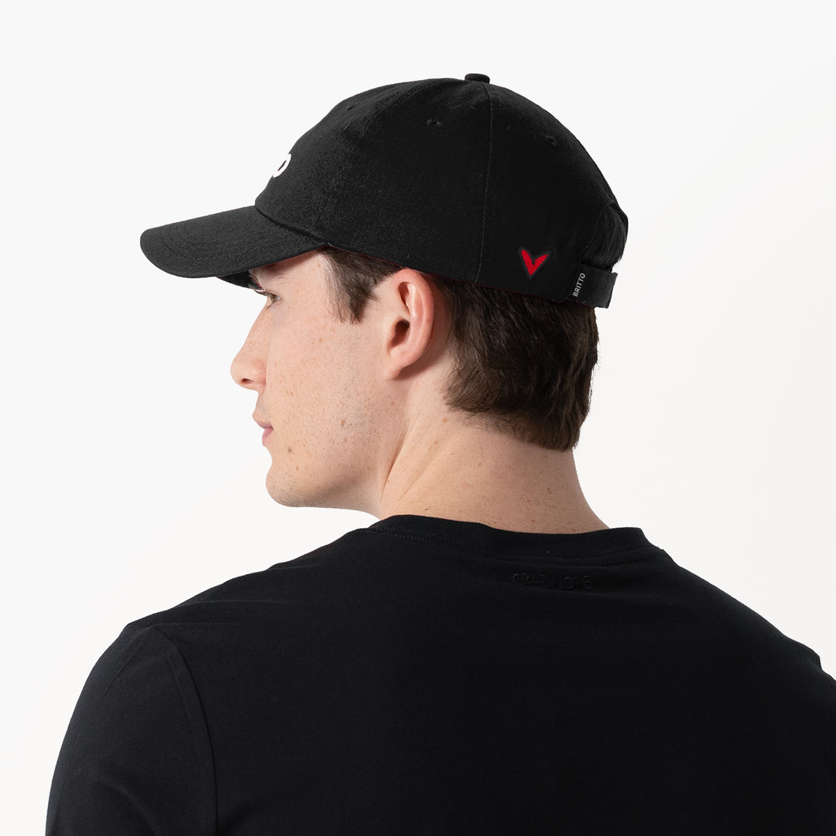 Black with Heart Britto Hat