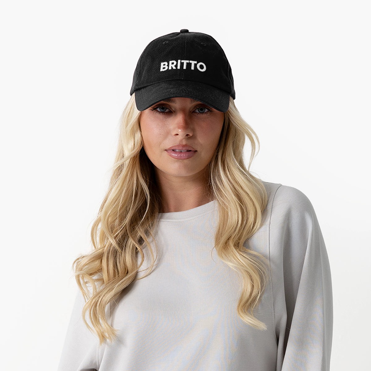 Black with Heart Britto Hat