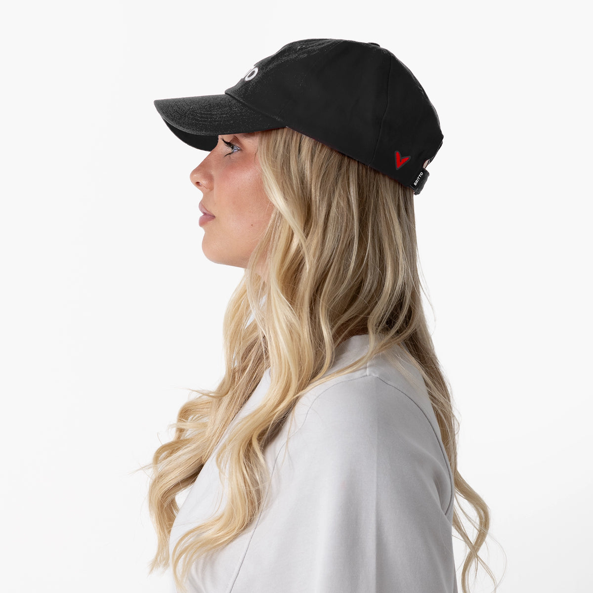 Black with Heart Britto Hat