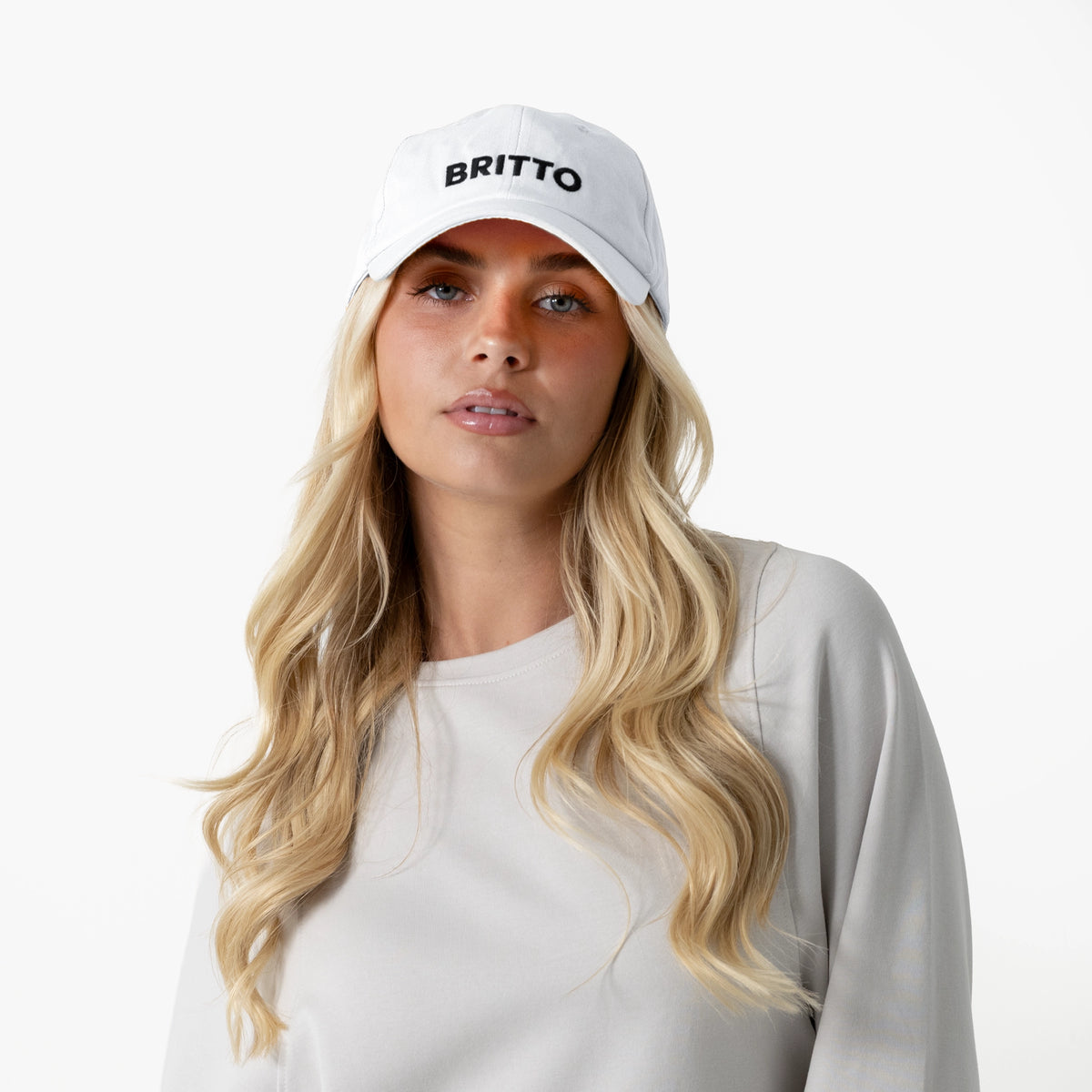 White with Heart Britto Hat