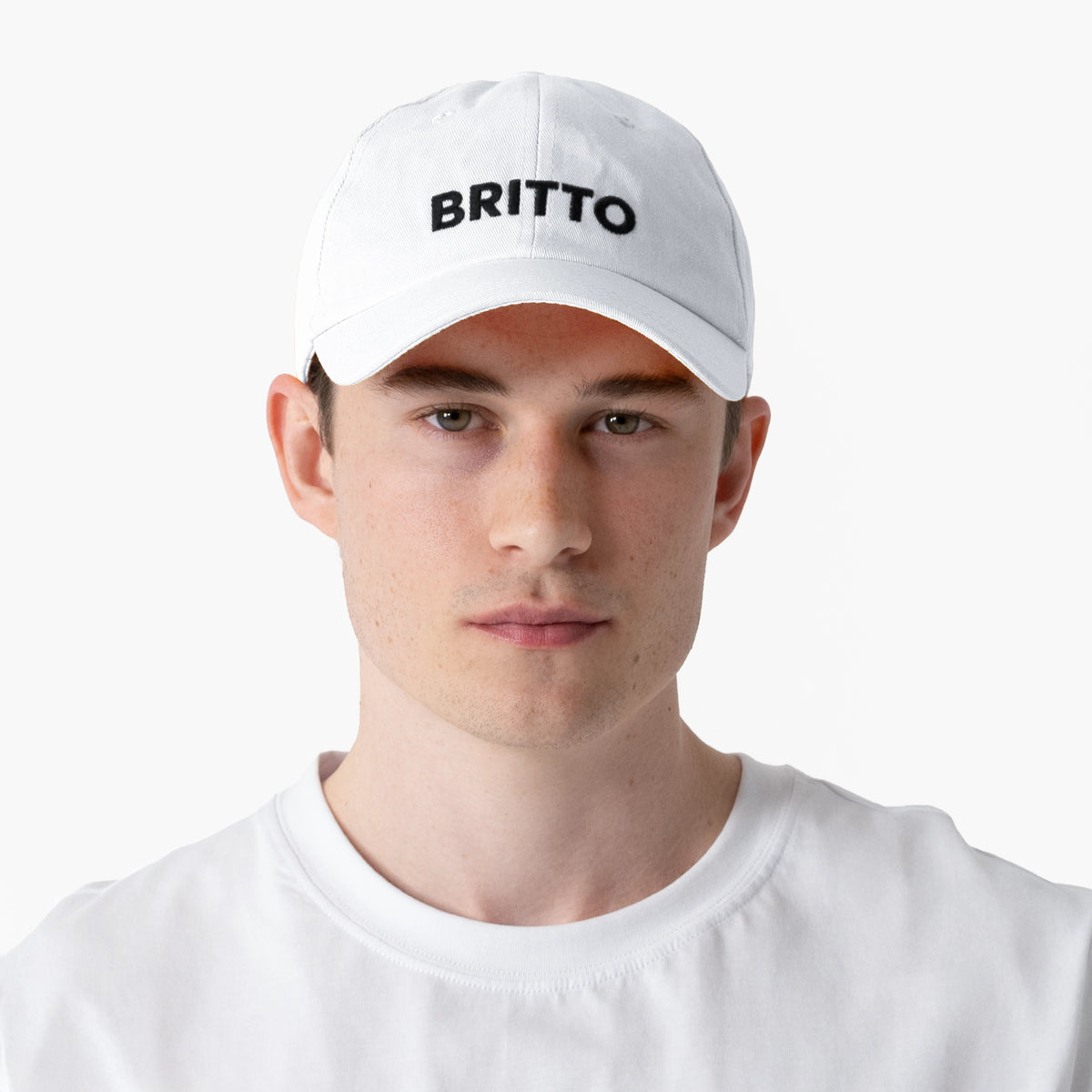 White with Heart Britto Hat