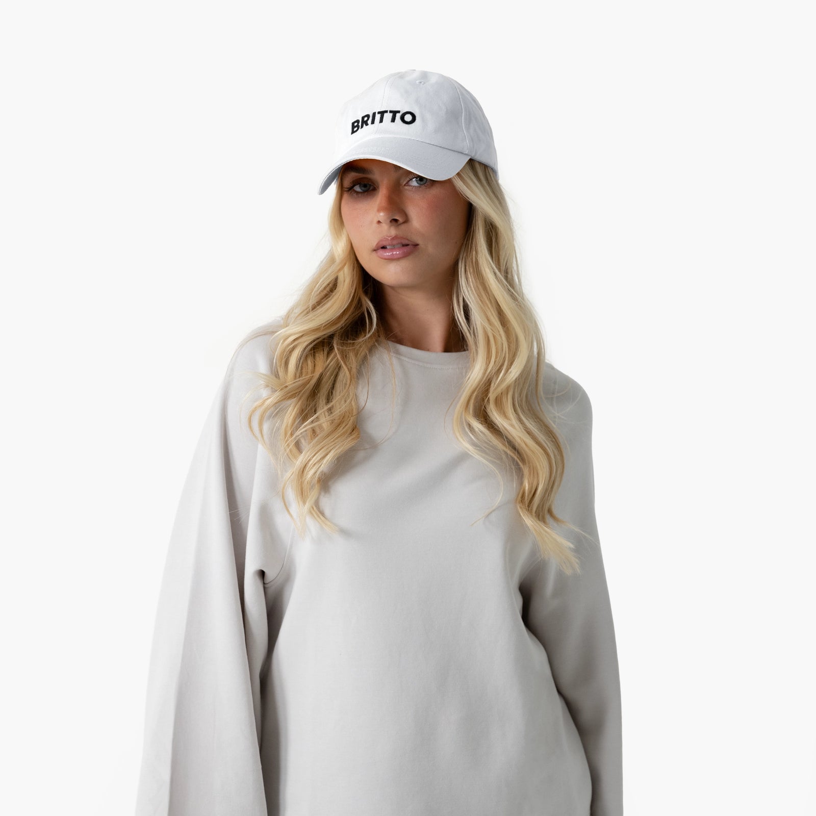 White with Heart Britto Hat
