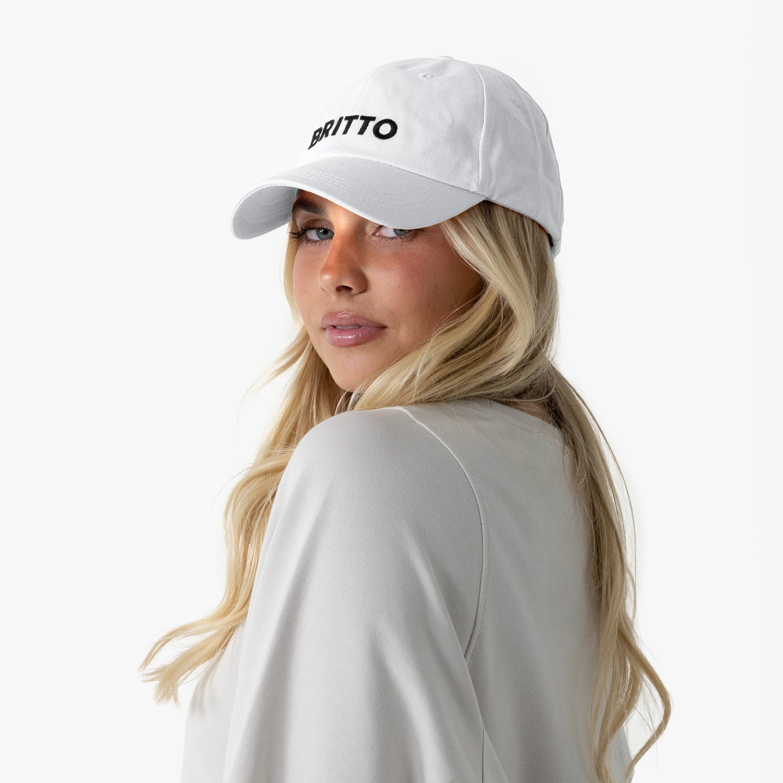 White with Heart Britto Hat