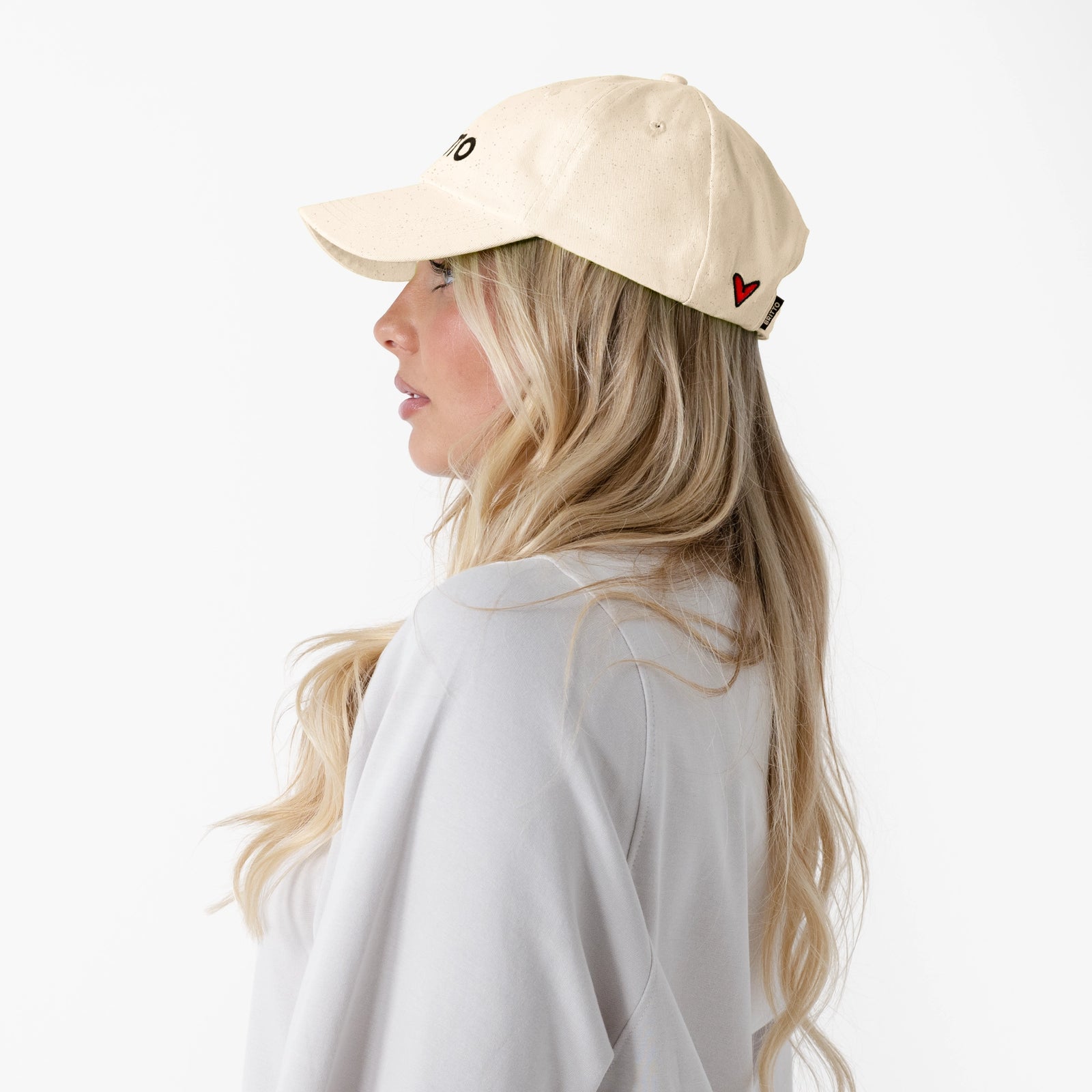 Natural with Heart Britto Hat